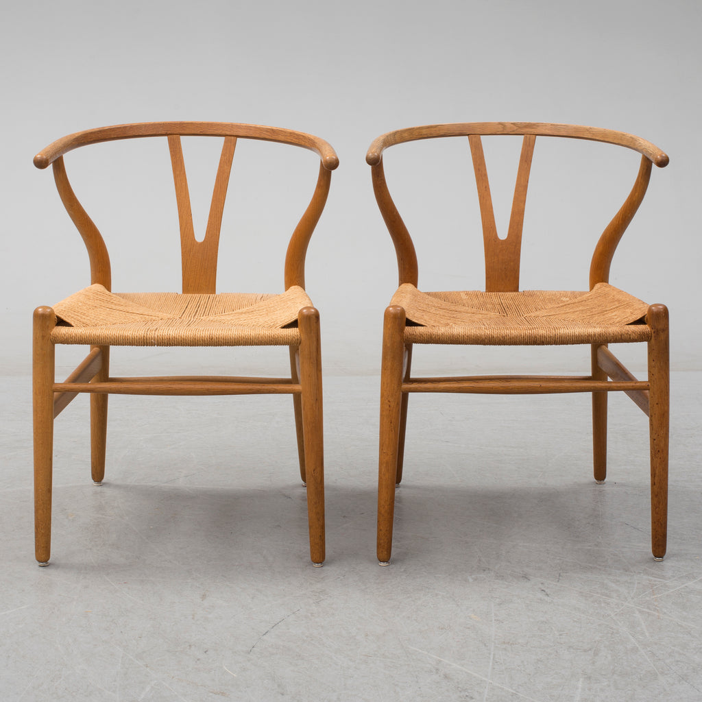 Hans J. Wegner CH24 Wishbone Chairs for Carl Hansen & Søn, Set of Six