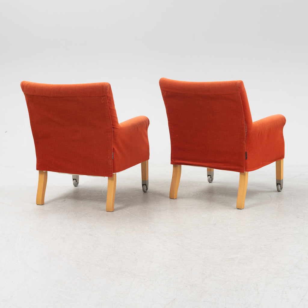 Antonio Citterio Press Easy Chairs for Flexform in Italy Pair