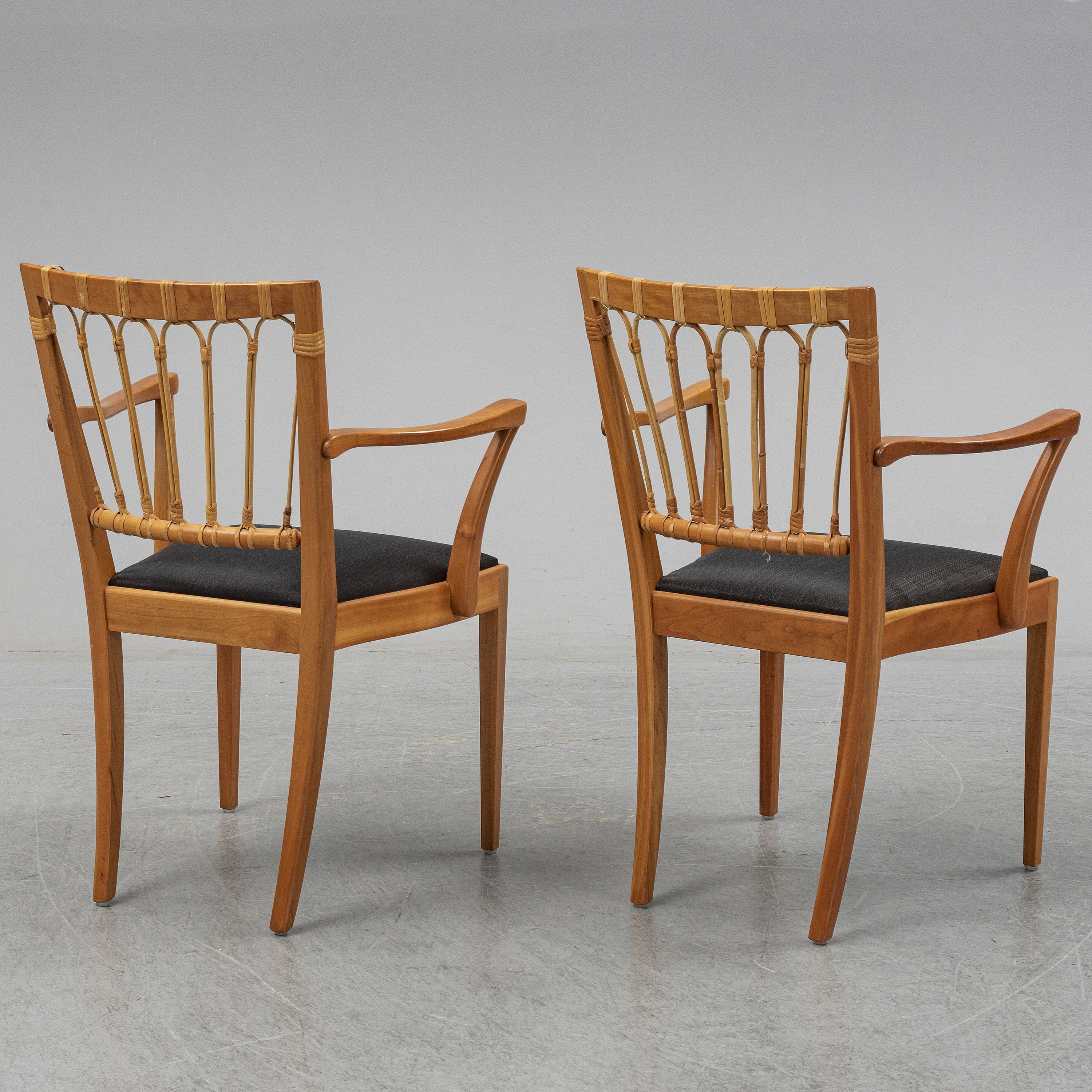 Josef Frank Model 1165 Armchairs for Svenskt Tenn, Pair
