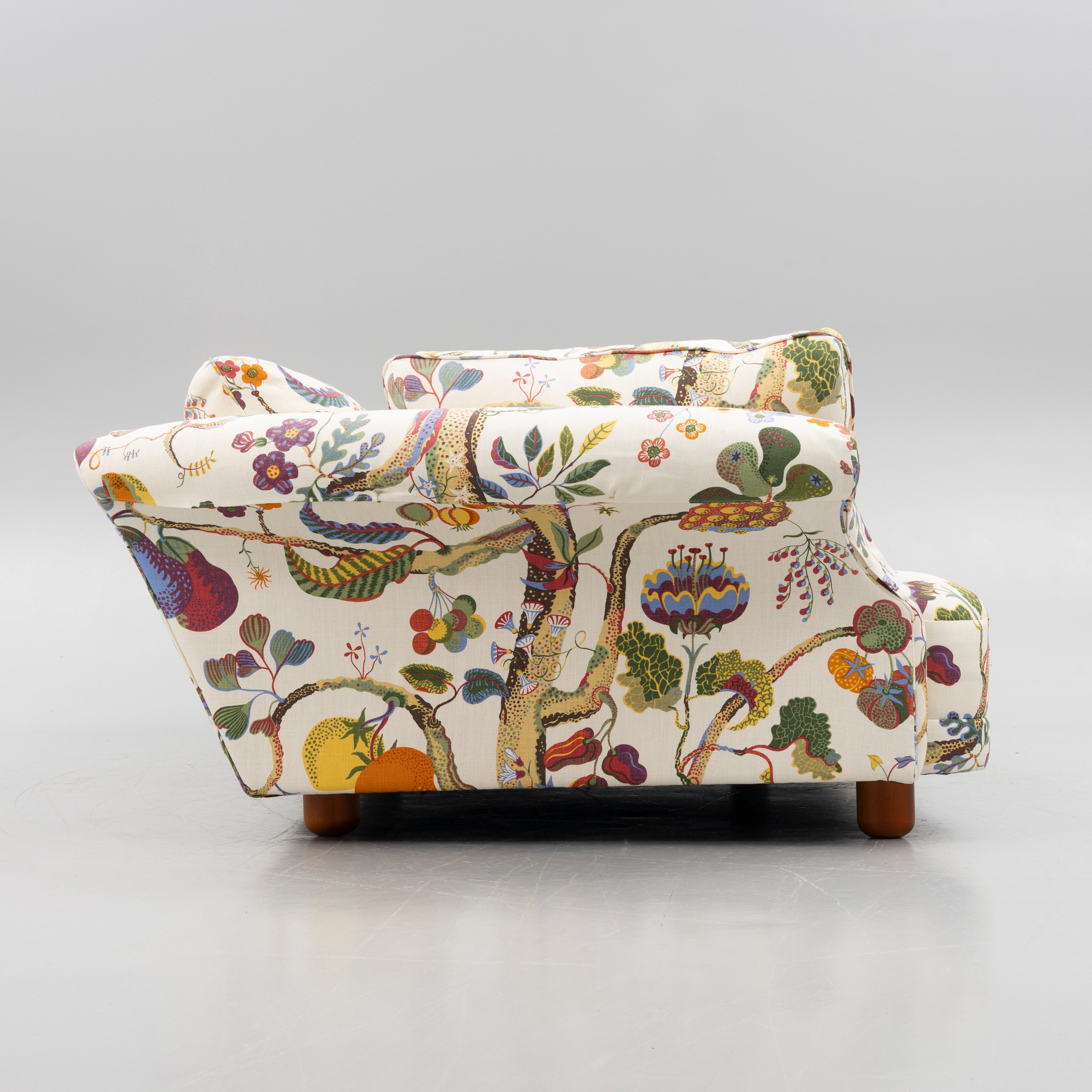 Josef Frank Liljevalchs Sofa for Svenskt Tenn in Vegetable Tree Fabric