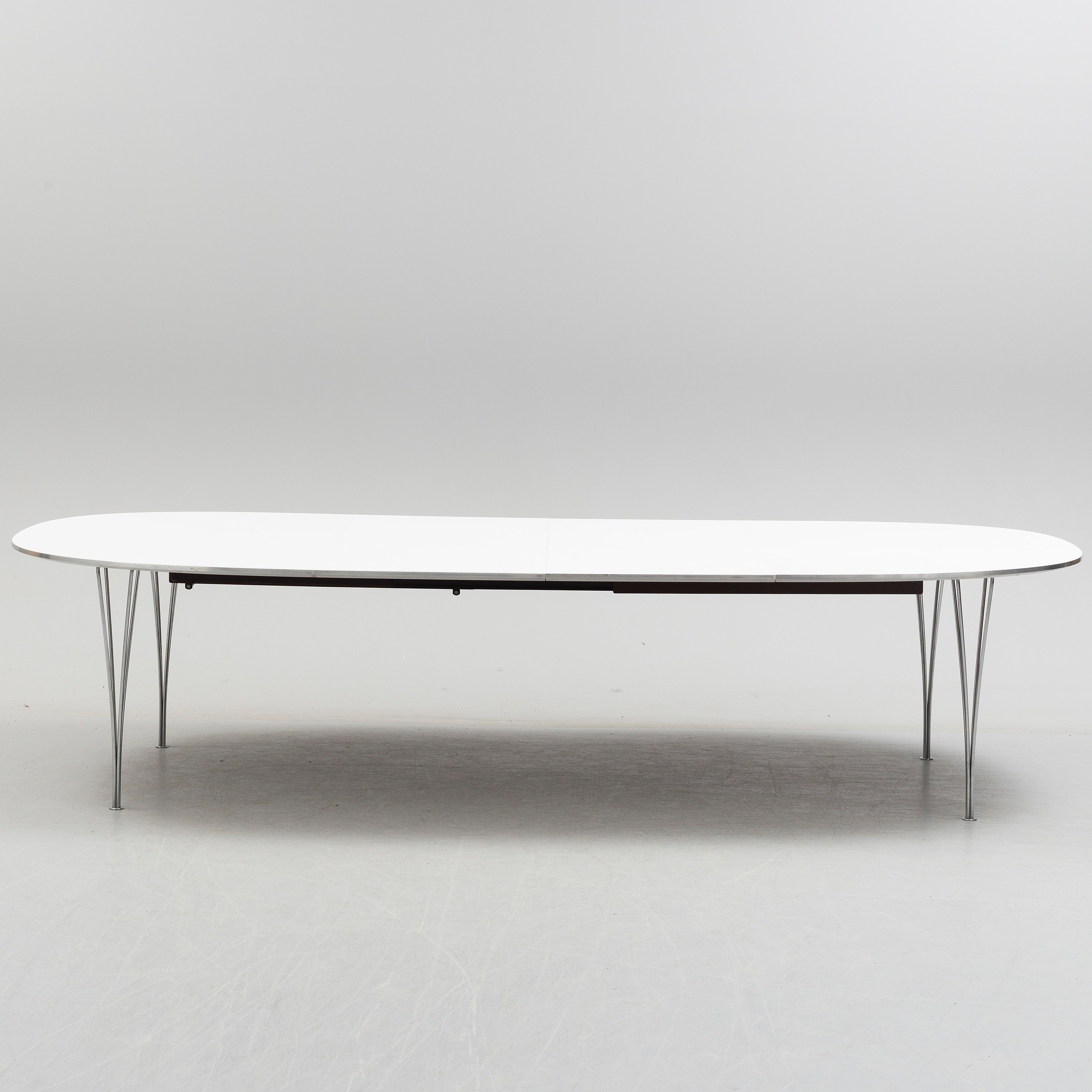 Bruno Mathsson & Piet Hein Superellips Extension Dining Table for Fritz Hansen