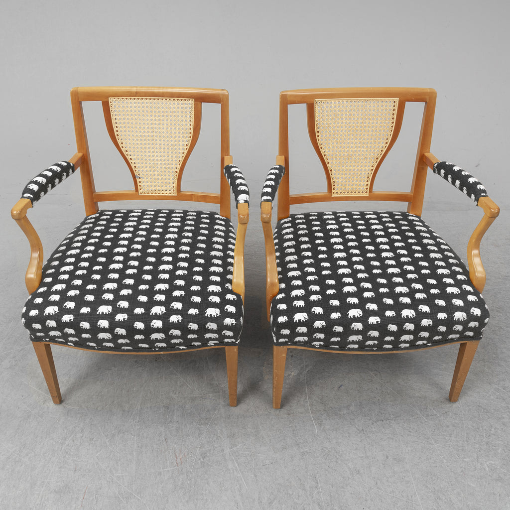 Josef Frank Model 969 Armchairs for Svenskt Tenn, Sweden, Pair