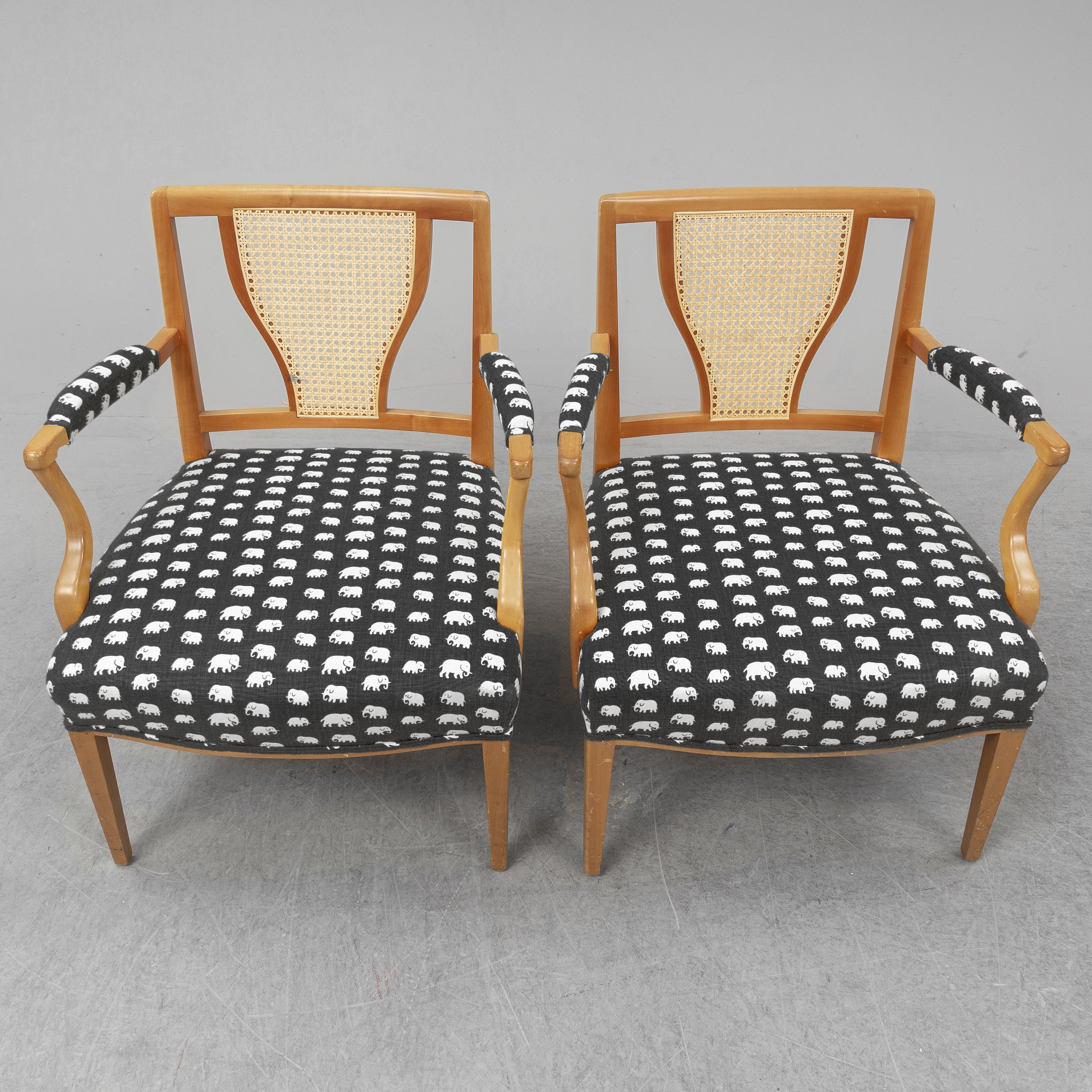 Josef Frank Model 969 Armchairs for Svenskt Tenn, Sweden, Pair