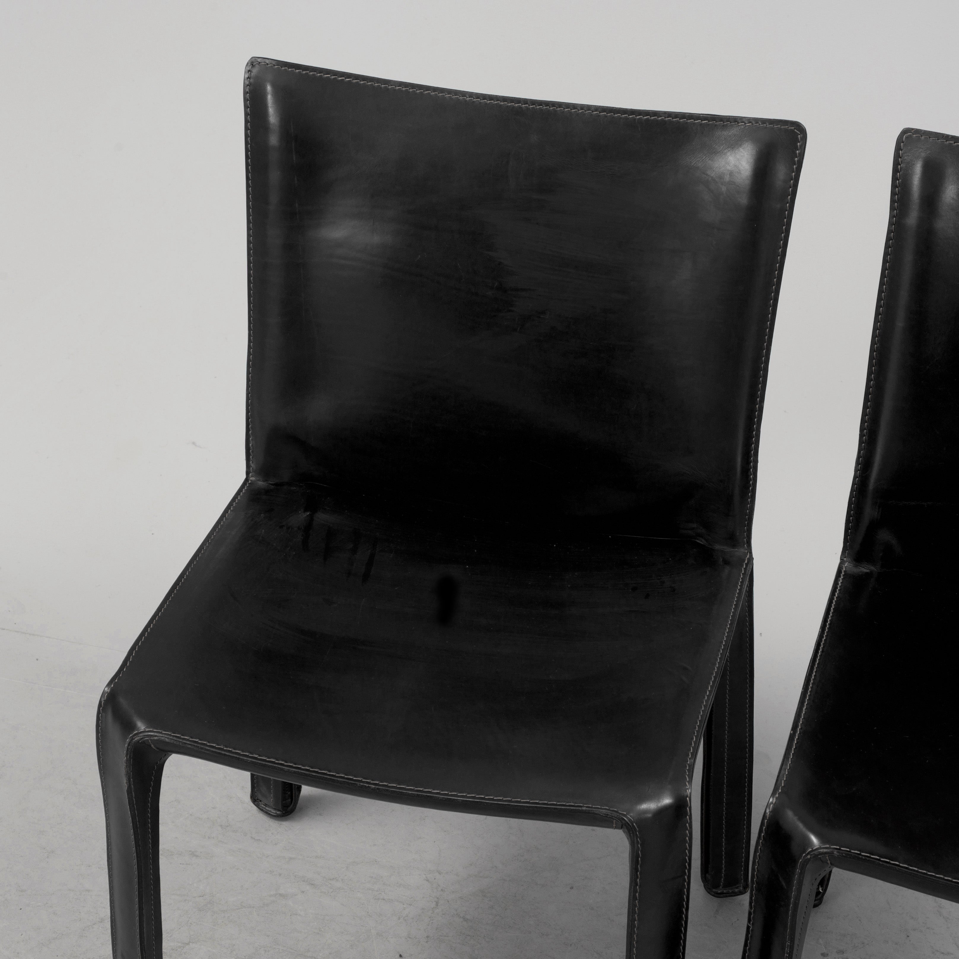 Mario Bellini CAB 412 Dining Chairs for Cassina, Set of Eight