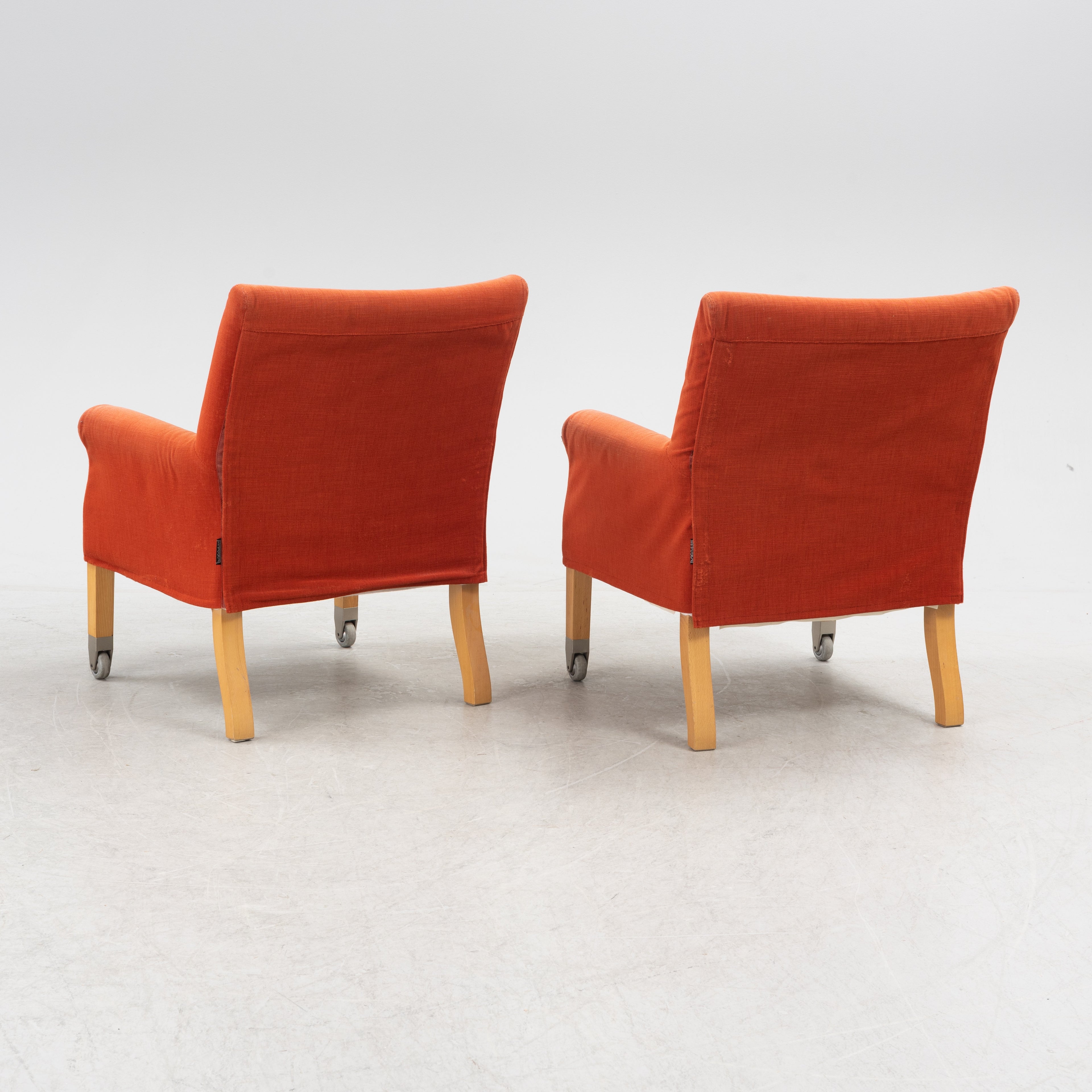 Antonio Citterio Press Easy Chairs for Flexform in Italy Pair