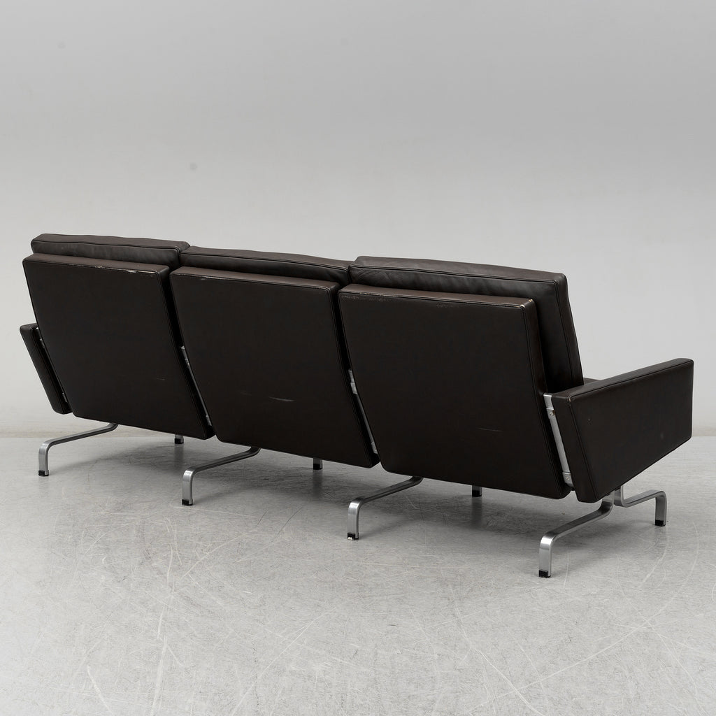 Poul Kjærholm PK31/3 Leather Sofa for Fritz Hansen