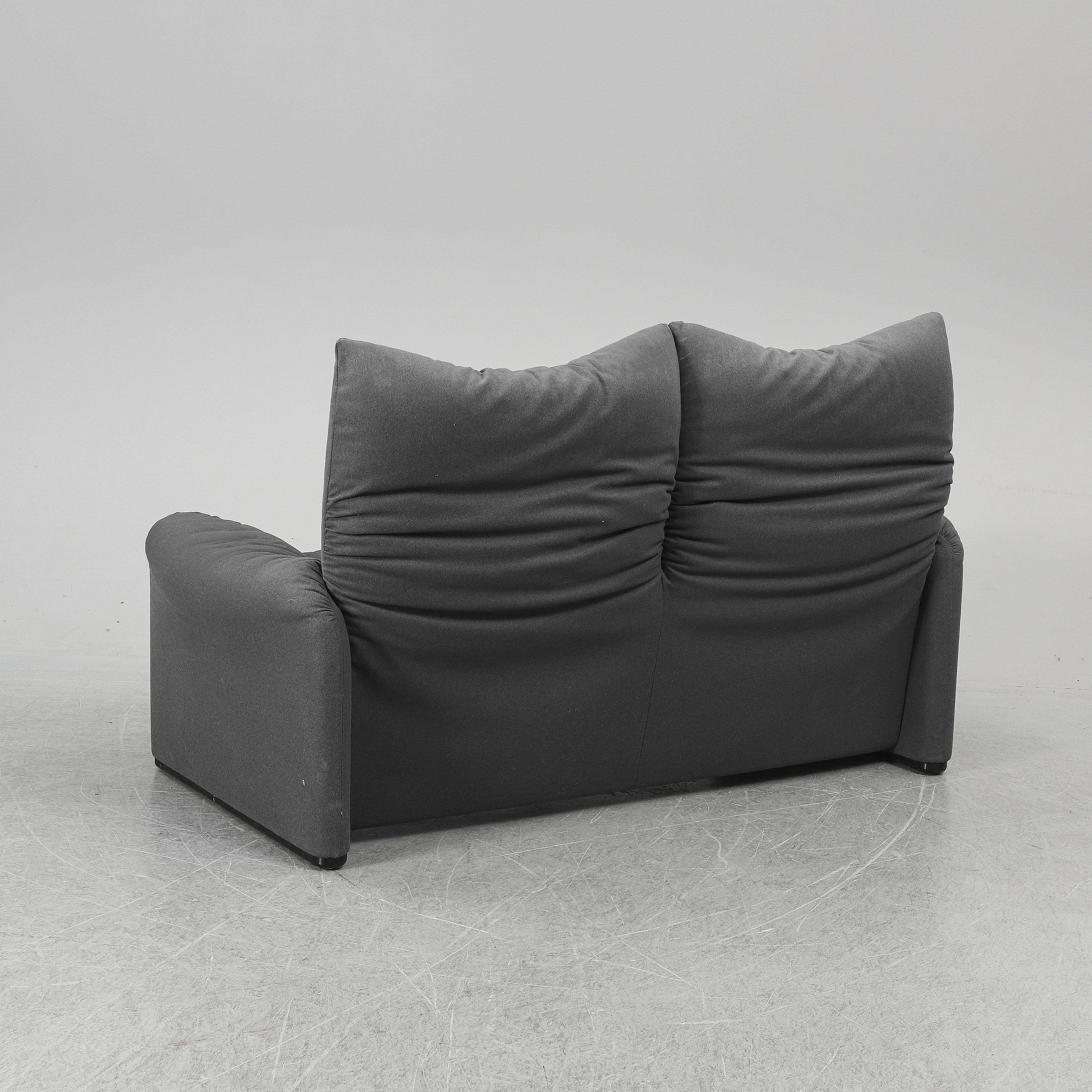 Vico Magistretti Maralunga Two-Seat Sofa for Cassina
