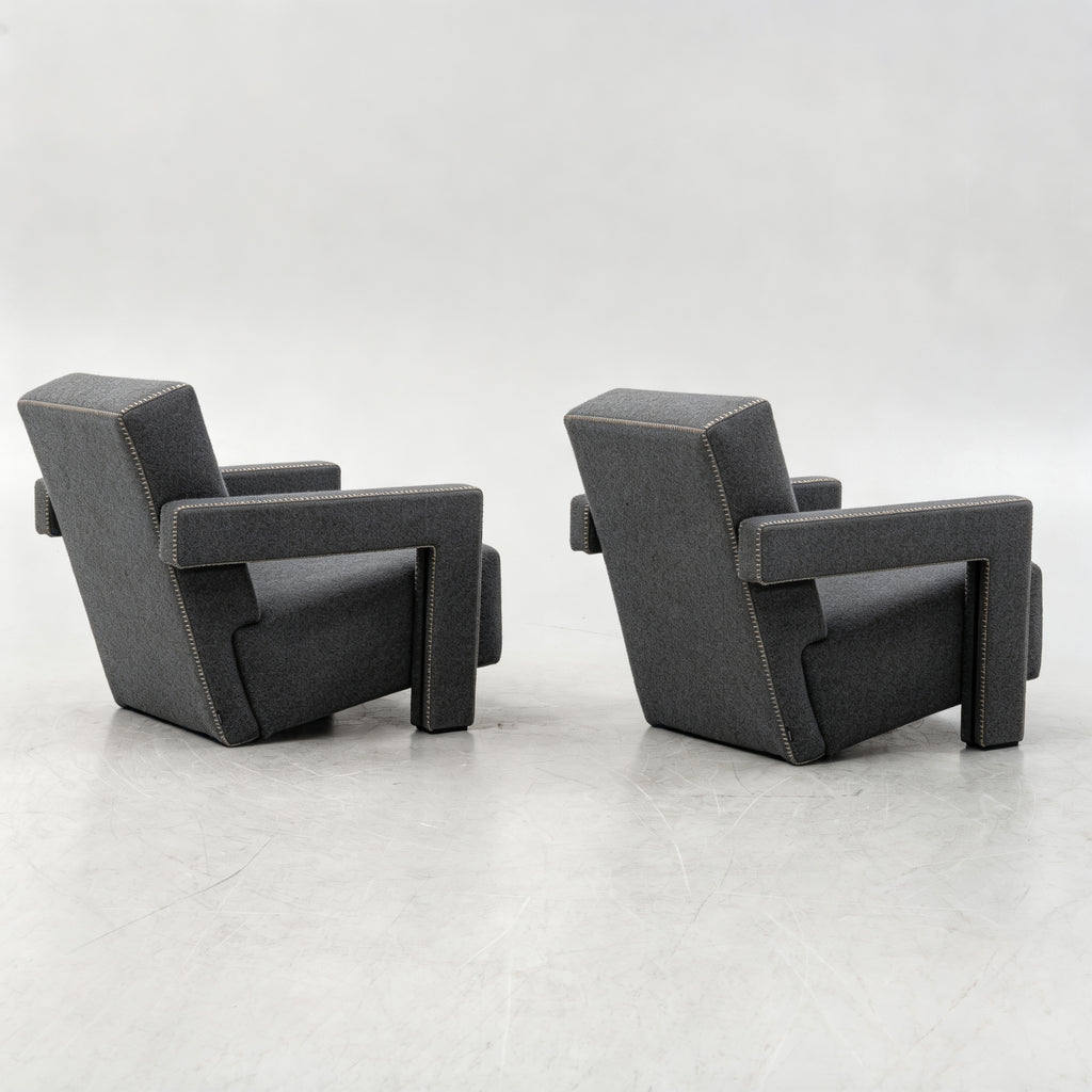 Pair of Utrecht Lounge Chairs by Gerrit Rietveld for Cassina