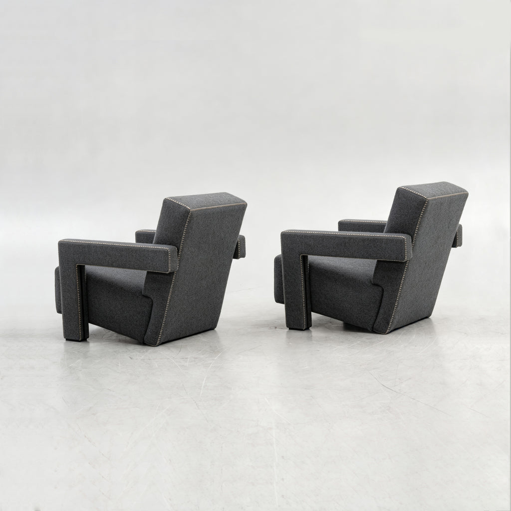 Pair of Utrecht Lounge Chairs by Gerrit Rietveld for Cassina