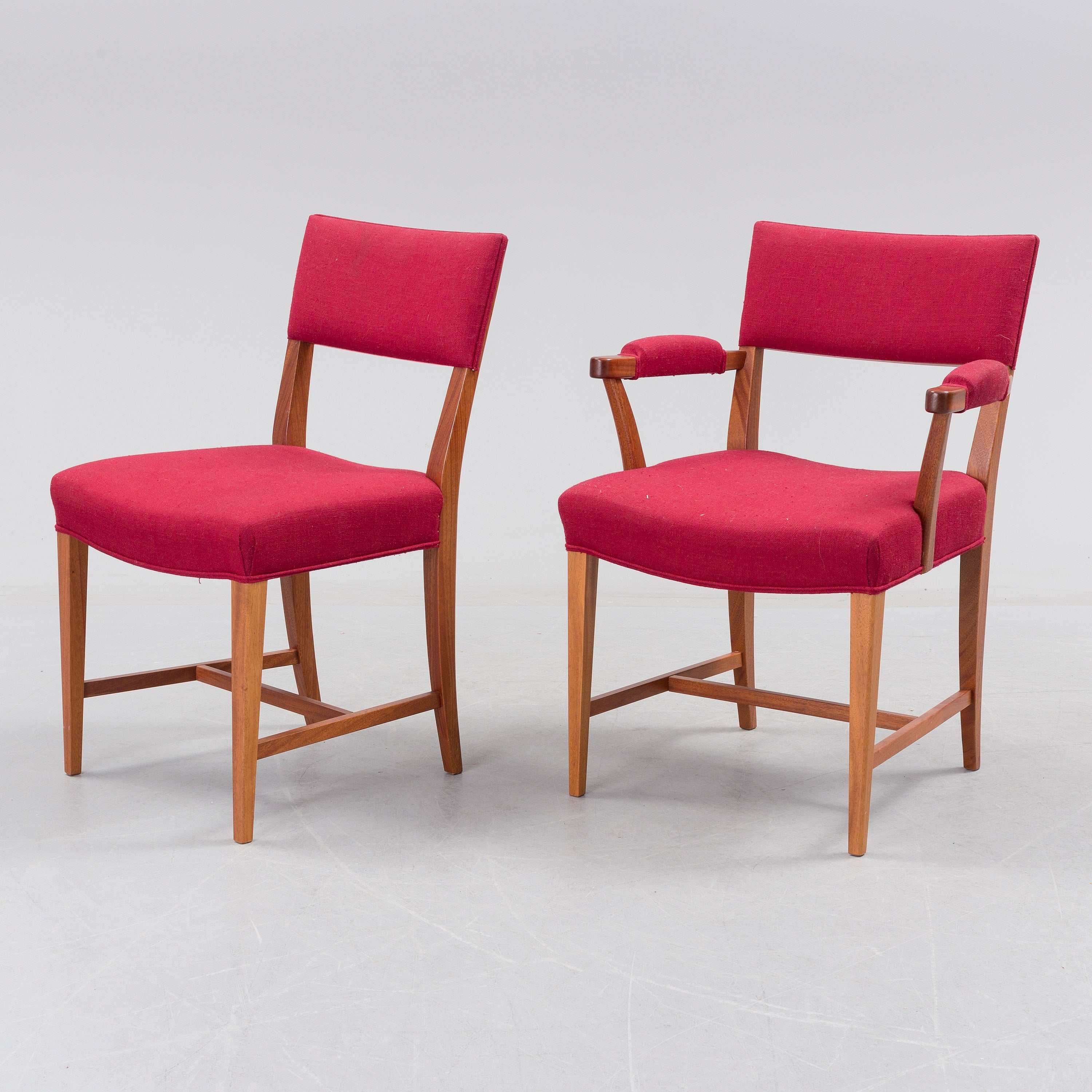Josef Frank Model 695 Dining Chairs for Svenskt Tenn, Set of Six