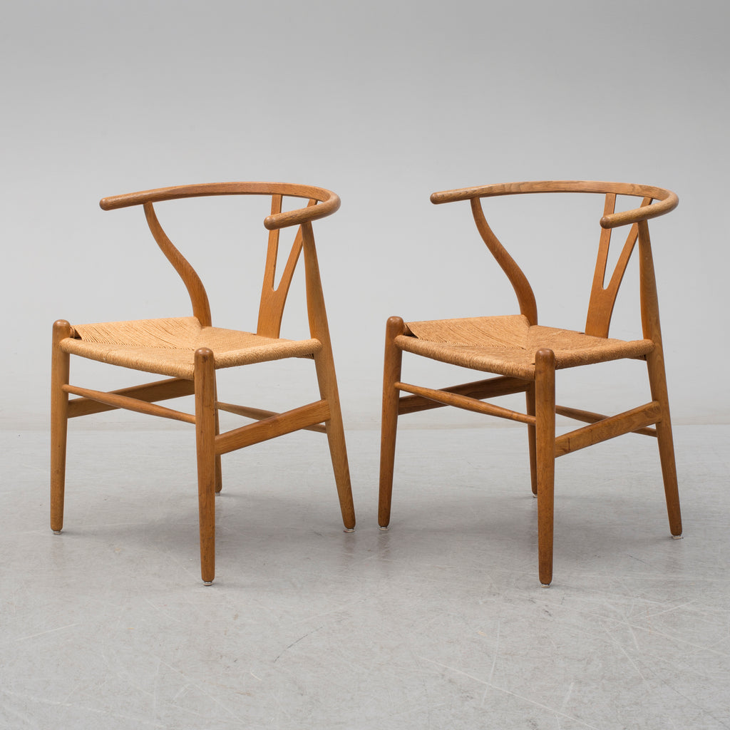 Hans J. Wegner CH24 Wishbone Chairs for Carl Hansen & Søn, Set of Six