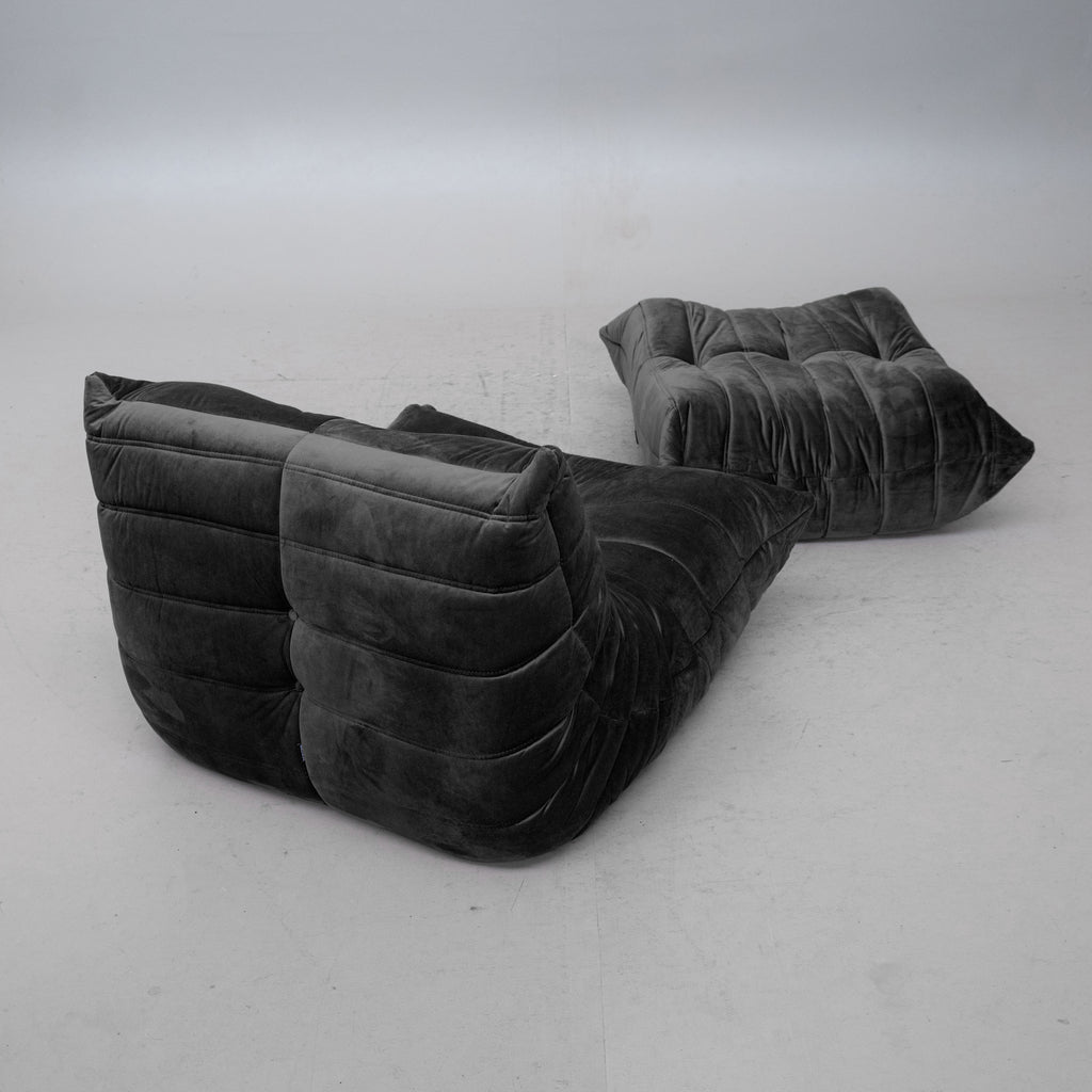 Michel Ducaroy Togo Lounge Chairs and Ottoman for Ligne Roset