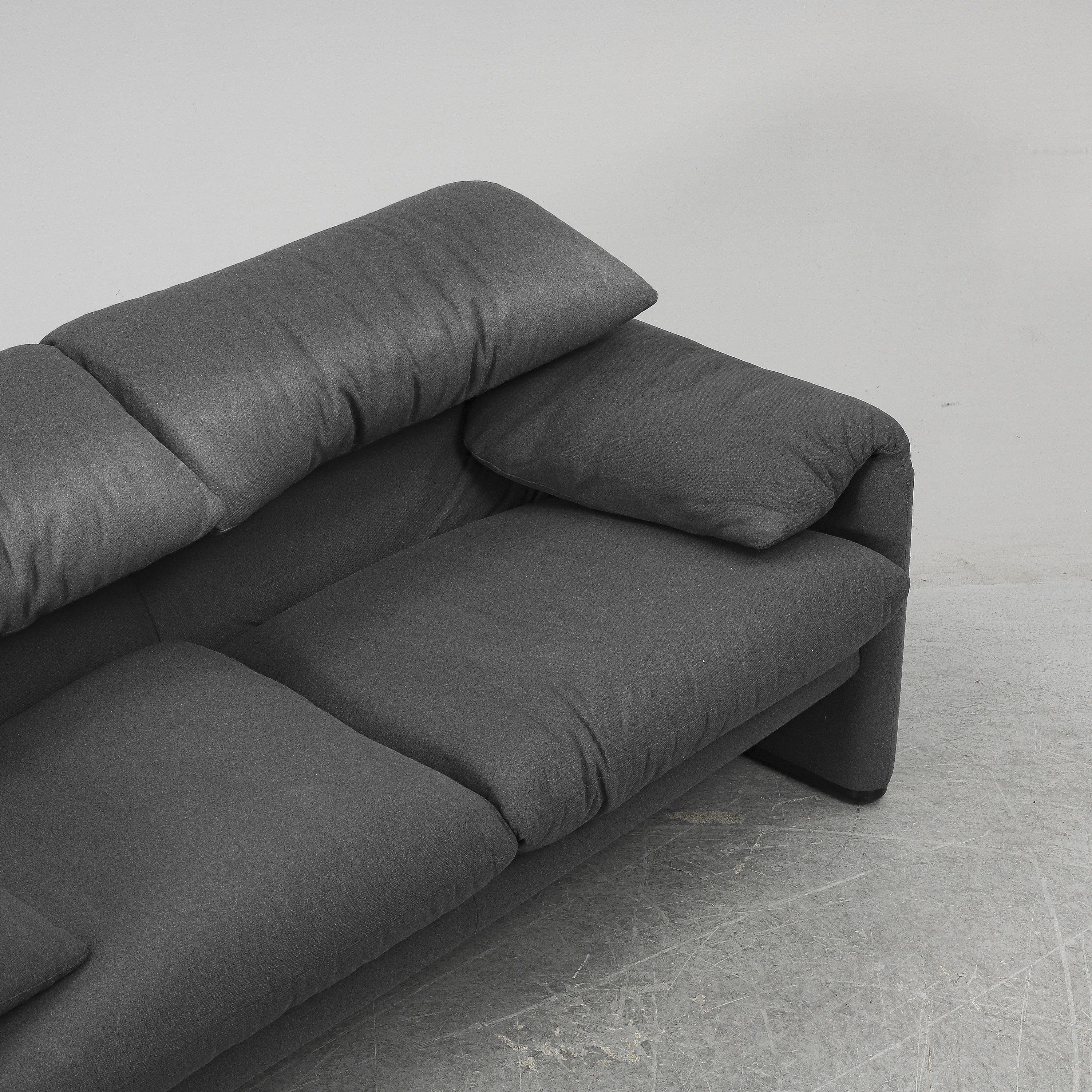 Vico Magistretti Maralunga Two-Seat Sofa for Cassina