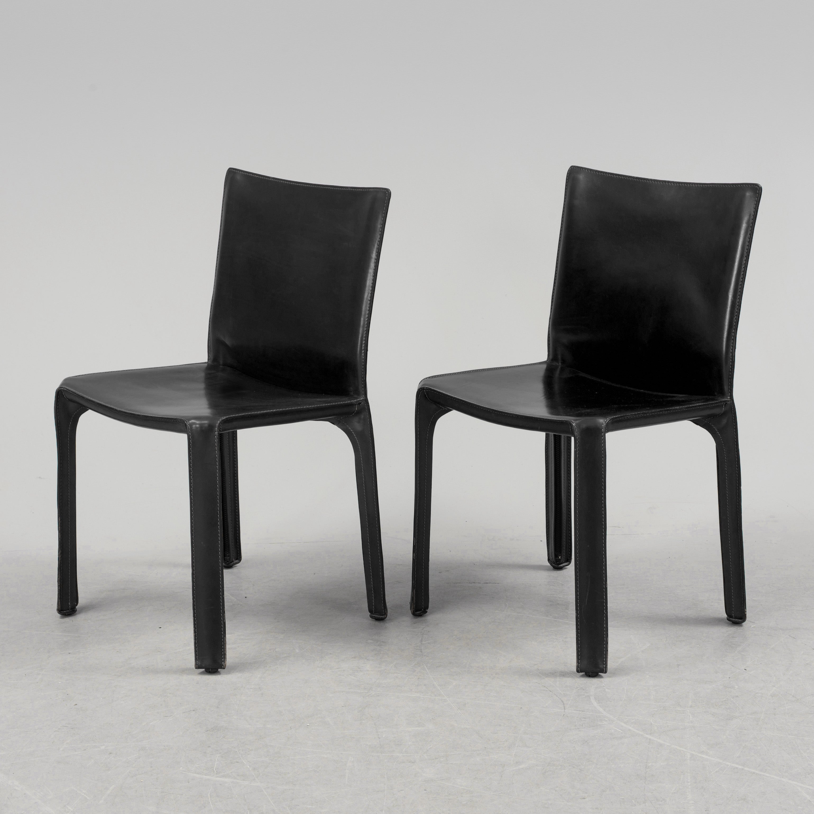 Mario Bellini CAB 412 Dining Chairs for Cassina, Set of Eight