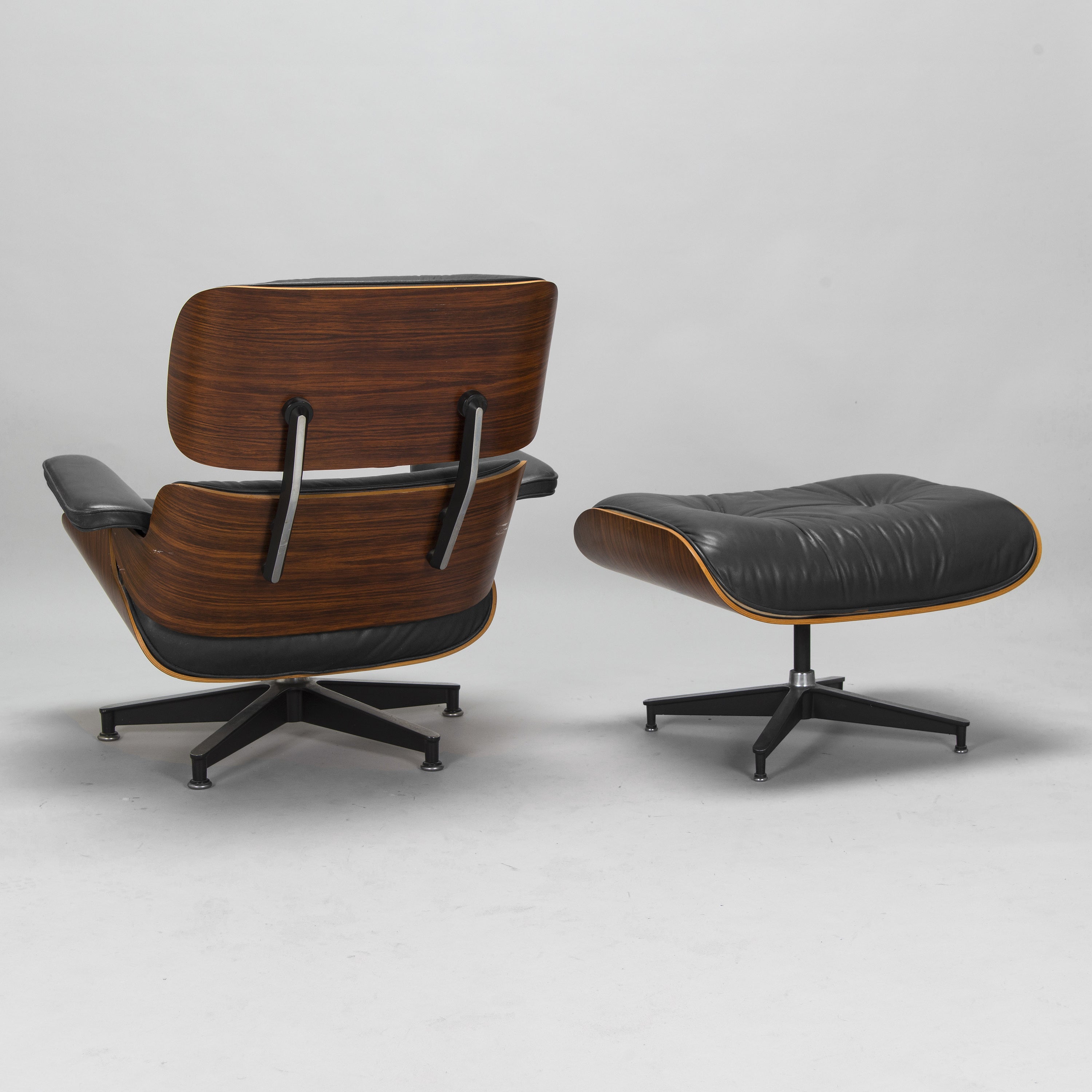 Charles & Ray Eames Lounge Chair and Ottoman for Herman Miller, 1980s