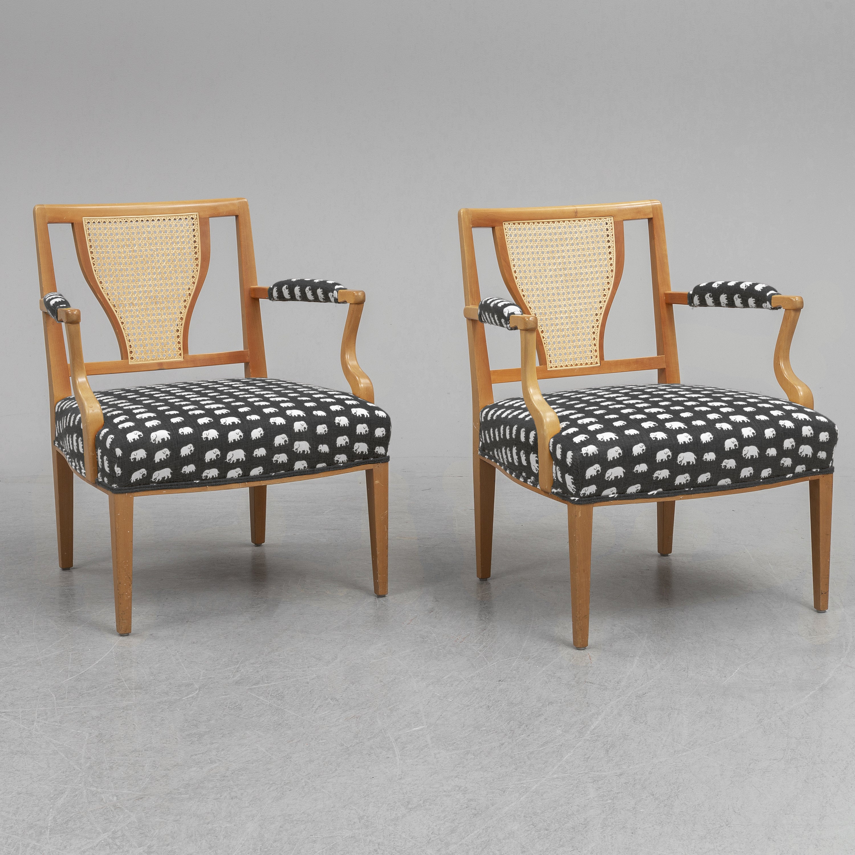 Josef Frank Model 969 Armchairs for Svenskt Tenn, Sweden, Pair