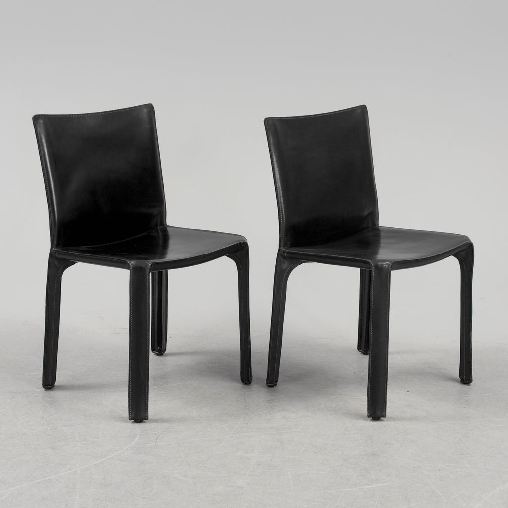 Mario Bellini CAB 412 Dining Chairs for Cassina, Set of Eight
