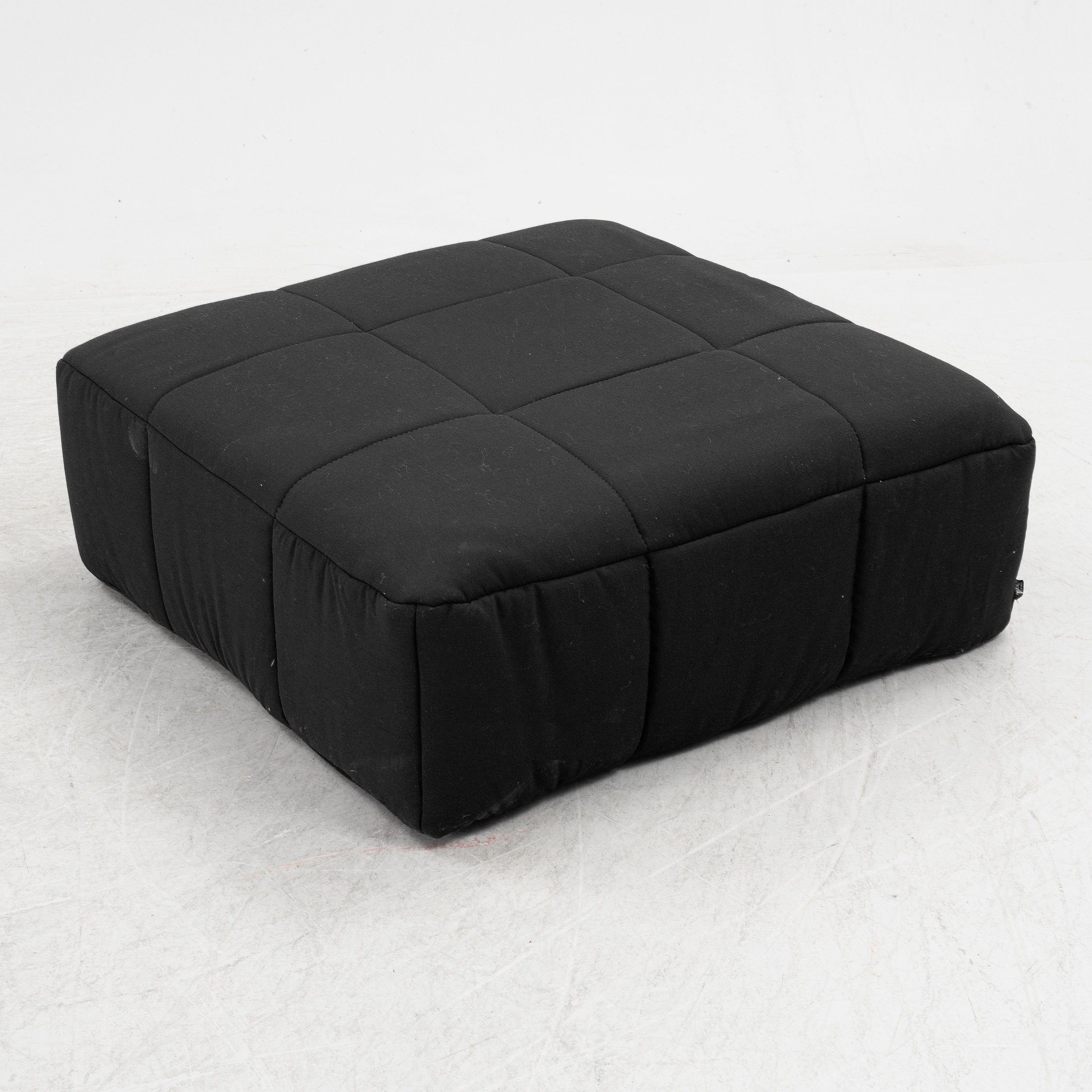 Cini Boeri Strips Modular Sofa & Ottoman for Arflex in Black
