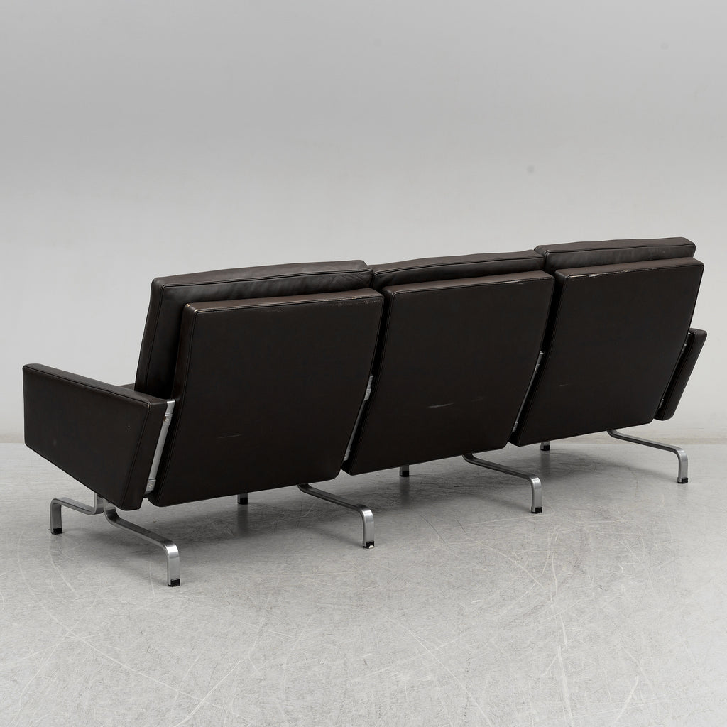 Poul Kjærholm PK31/3 Leather Sofa for Fritz Hansen