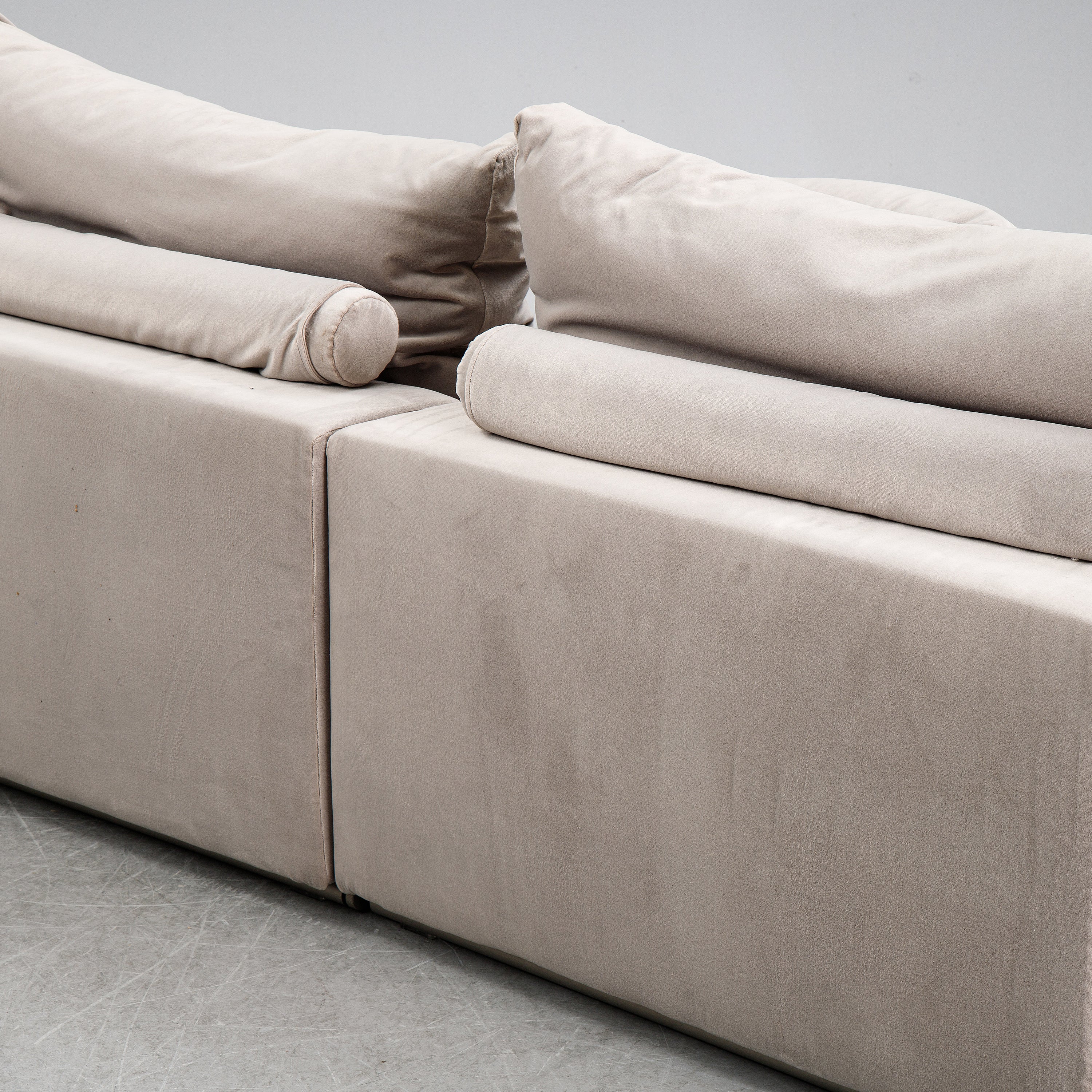 Antonio Citterio Groundpiece Modular Sofa for Flexform, Six-Piece Set