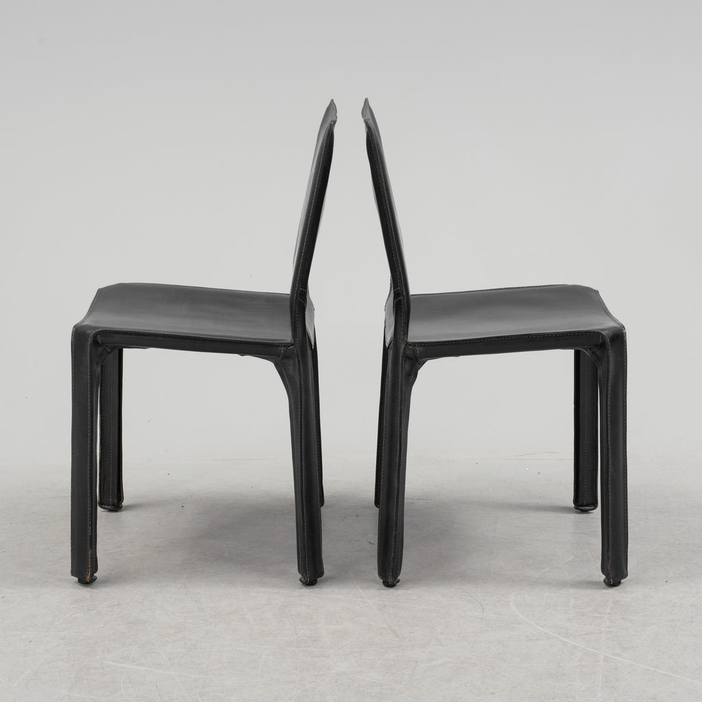 Mario Bellini CAB 412 Dining Chairs for Cassina, Set of Eight