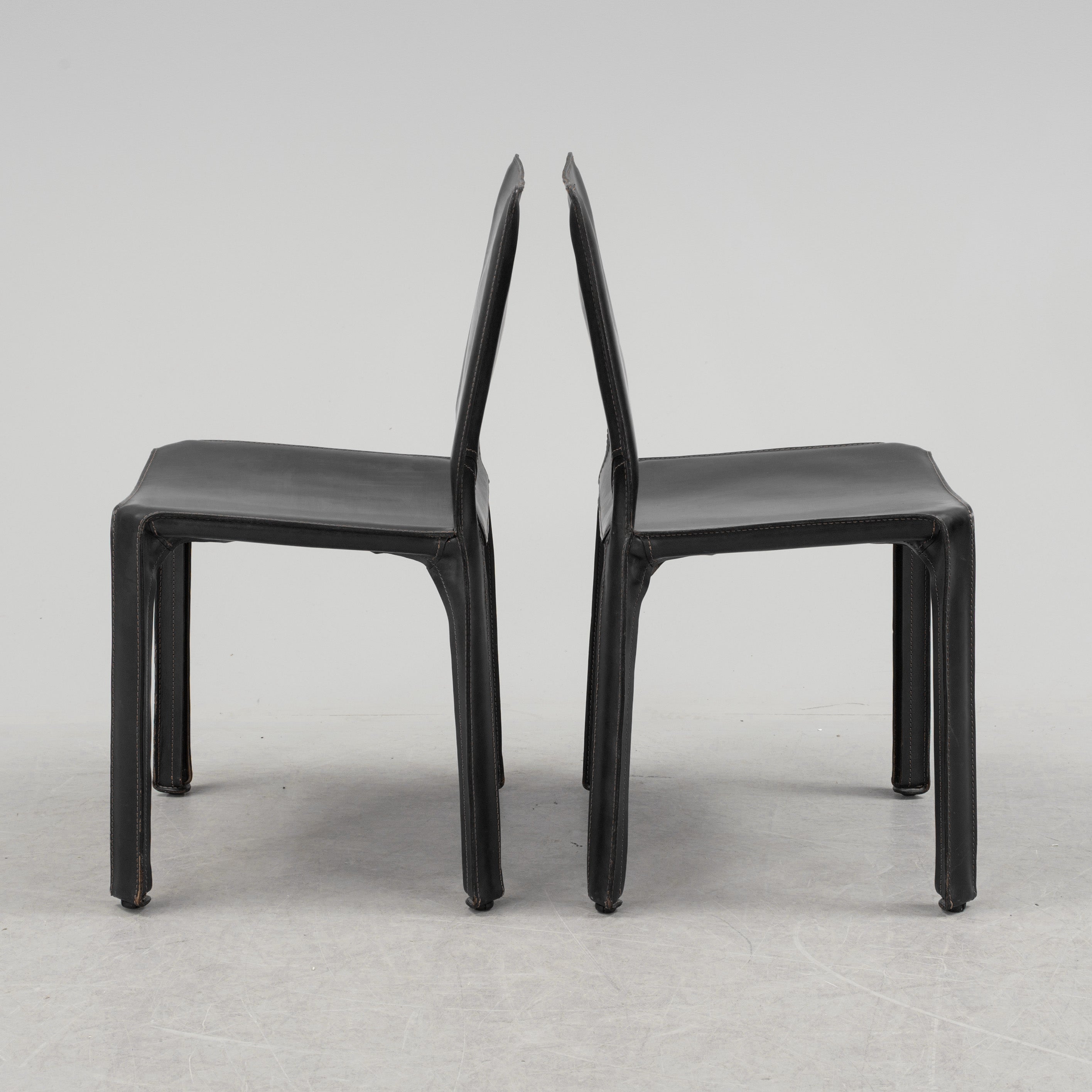 Mario Bellini CAB 412 Dining Chairs for Cassina, Set of Eight
