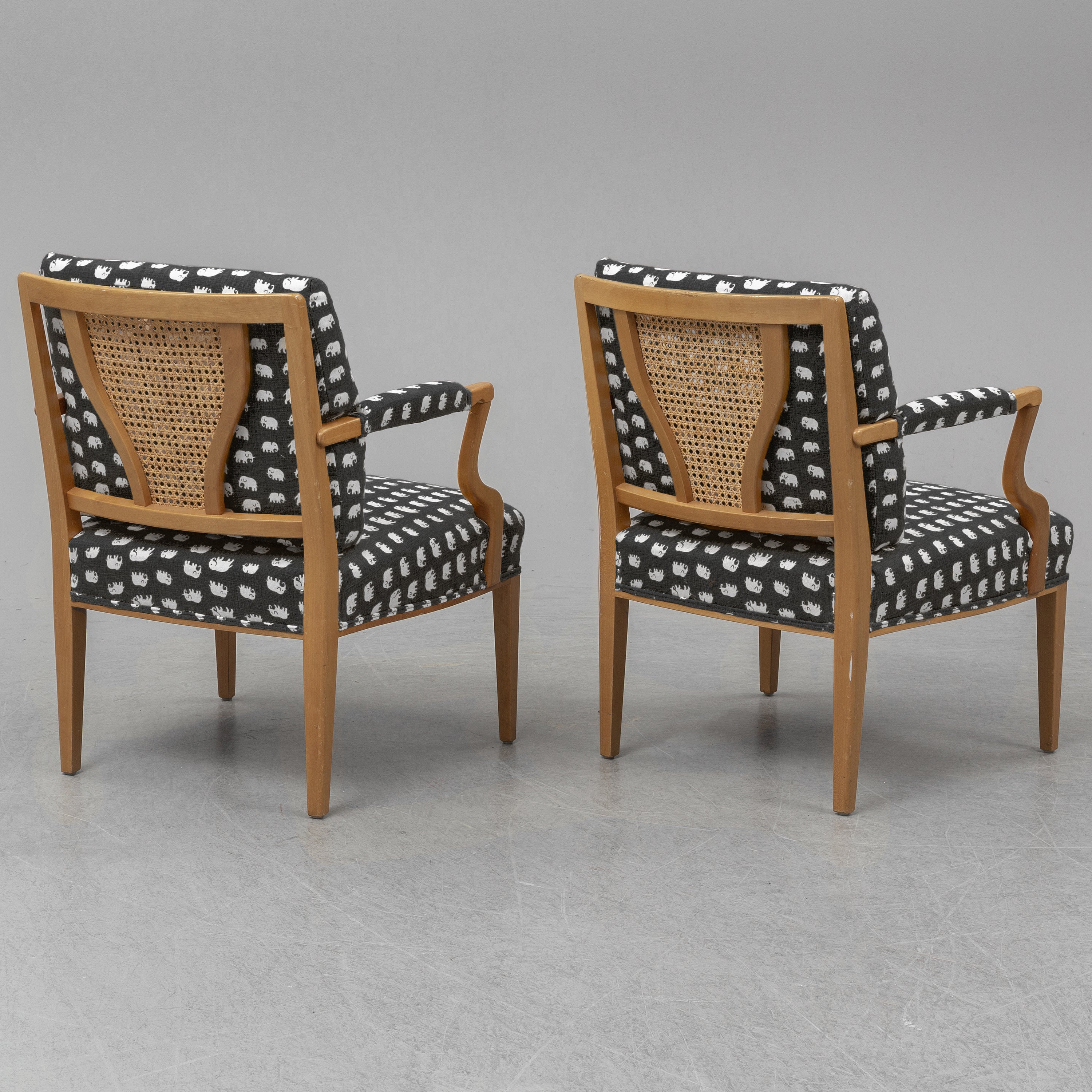 Josef Frank Model 969 Armchairs for Svenskt Tenn, Sweden, Pair