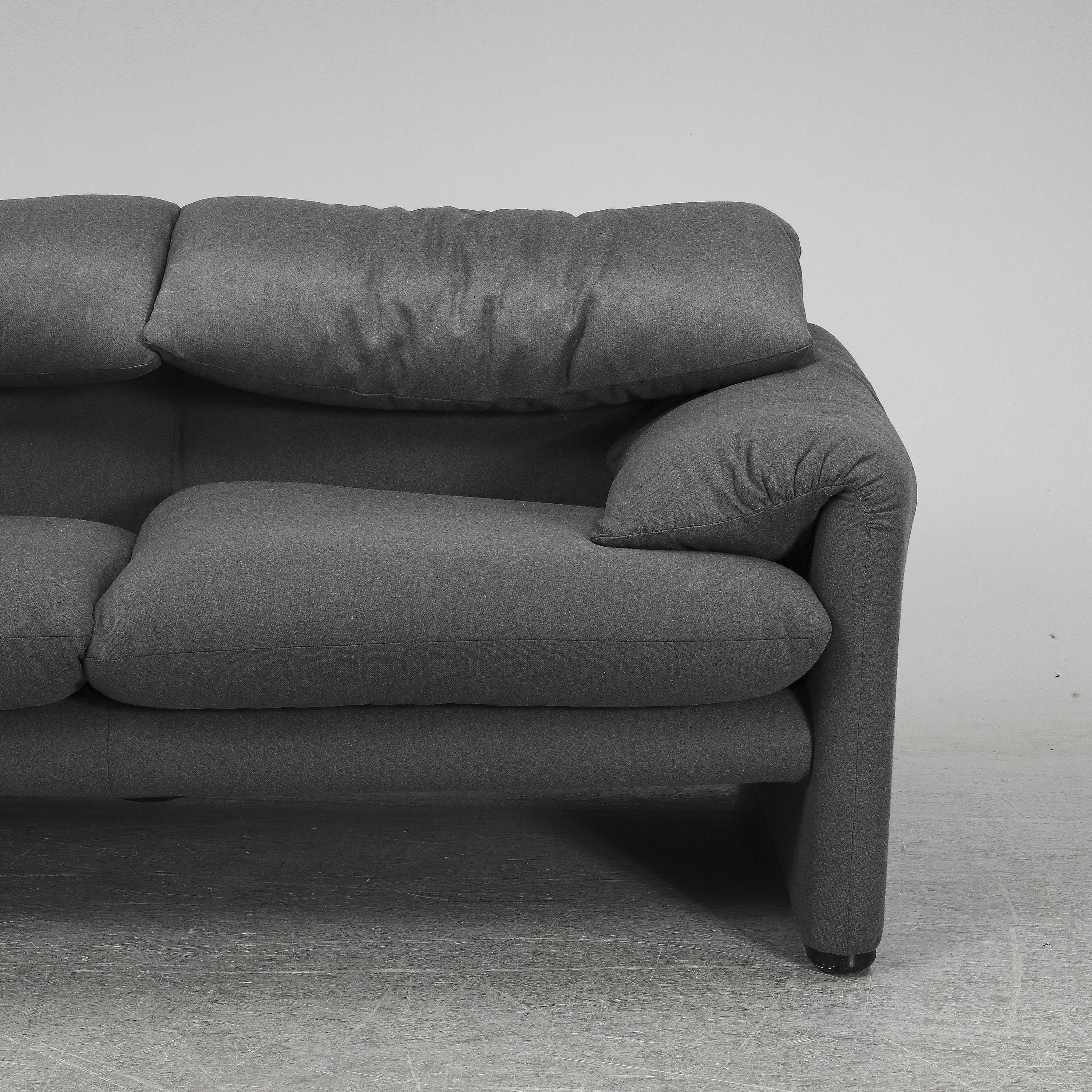Vico Magistretti Maralunga Two-Seat Sofa for Cassina