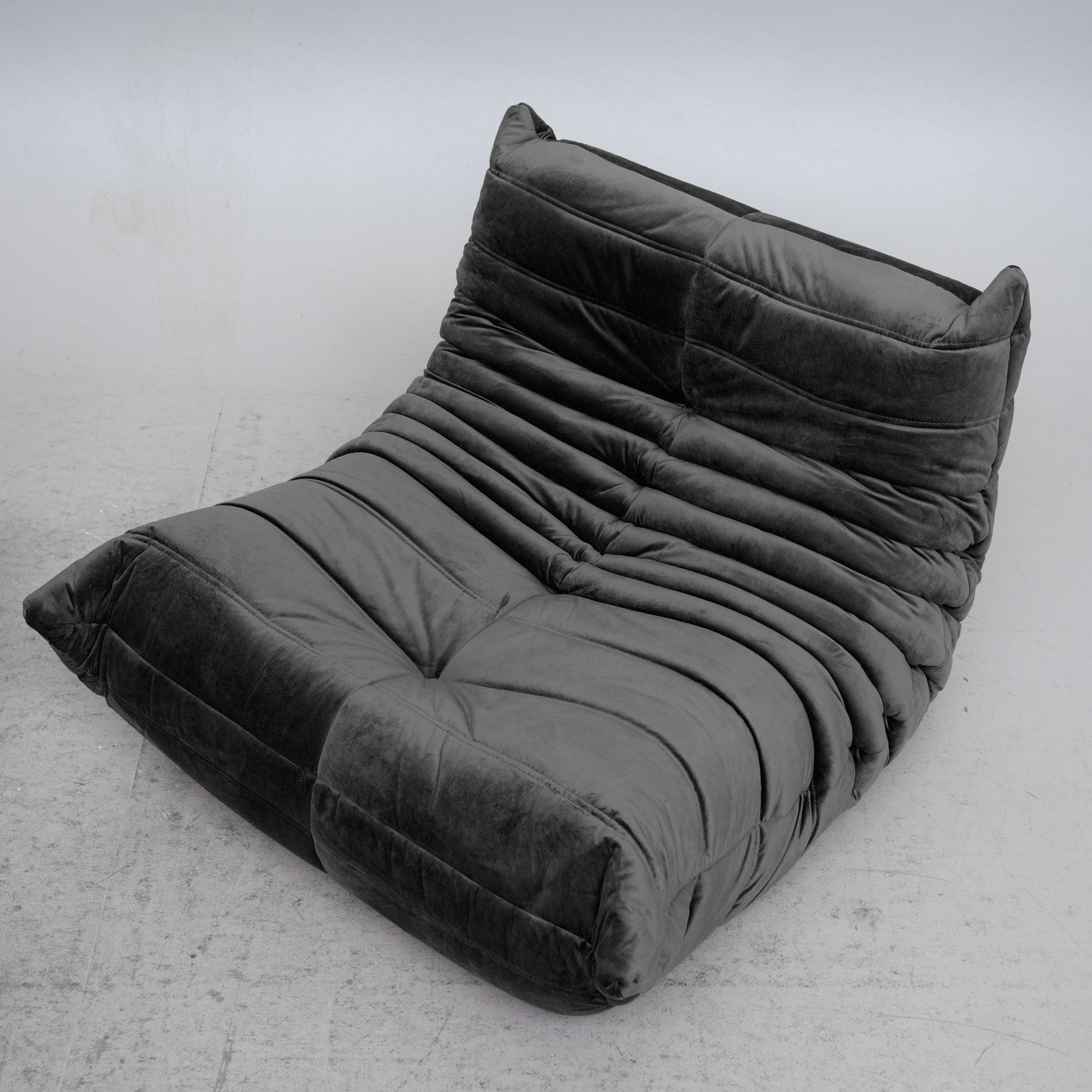 Michel Ducaroy Togo Lounge Chairs and Ottoman for Ligne Roset