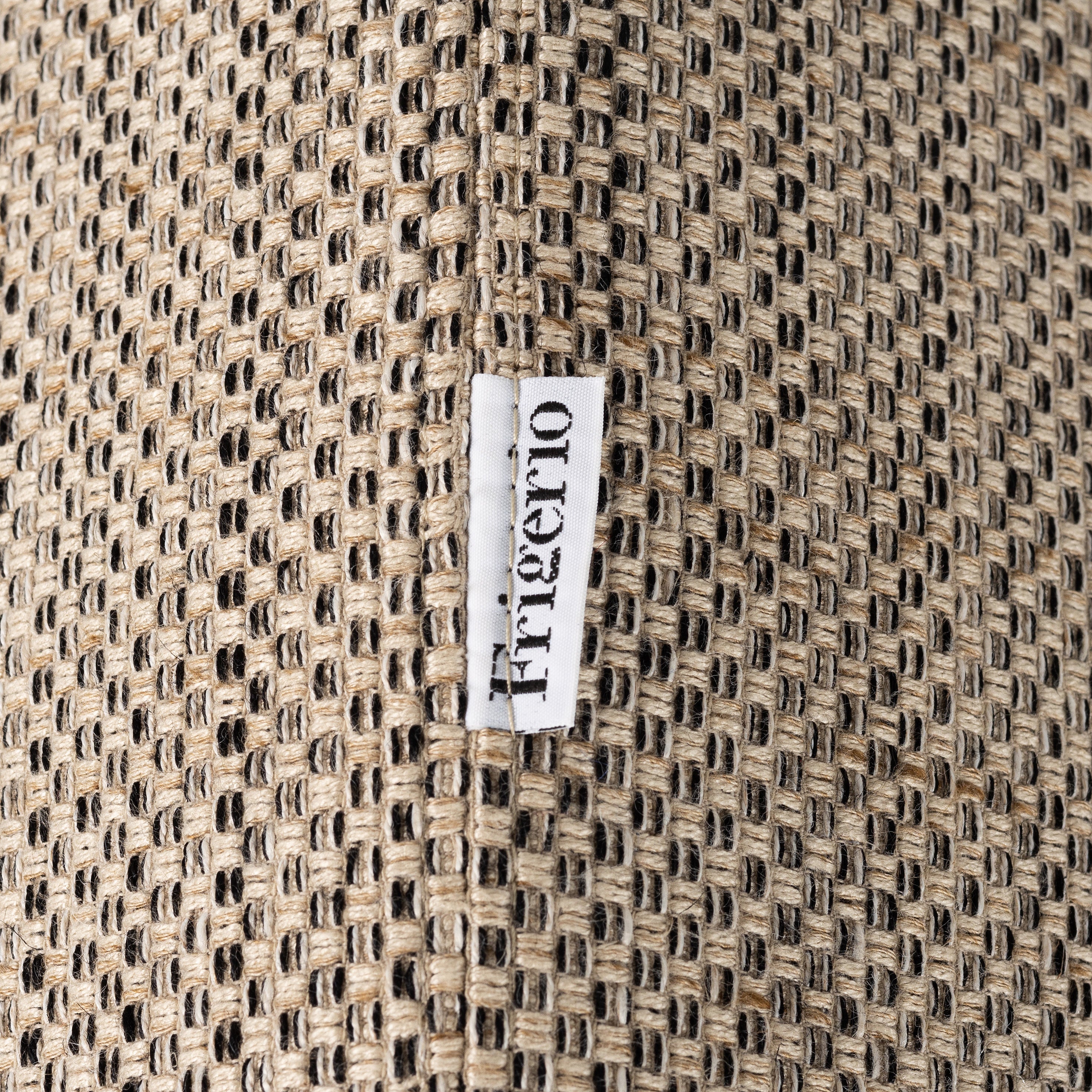 Frigerio Tiziano Three-Seat Sofa in Beige Fabric, Italy