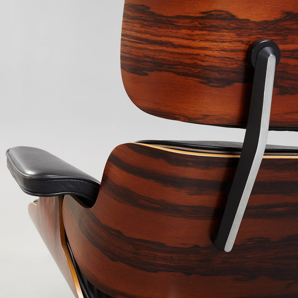 Charles & Ray Eames Lounge Chair and Ottoman for Herman Miller in Rosewood
