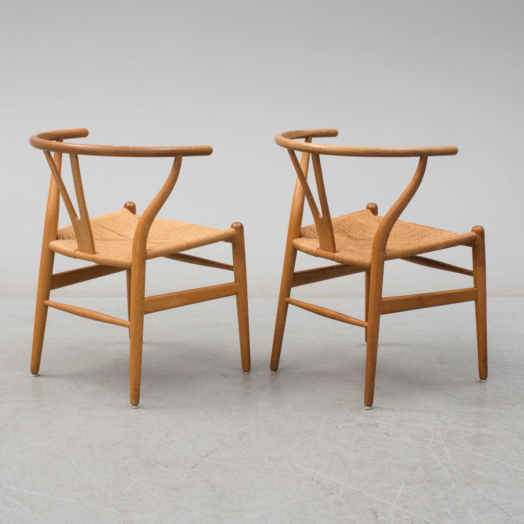 Hans J. Wegner CH24 Wishbone Chairs for Carl Hansen & Søn, Set of Six