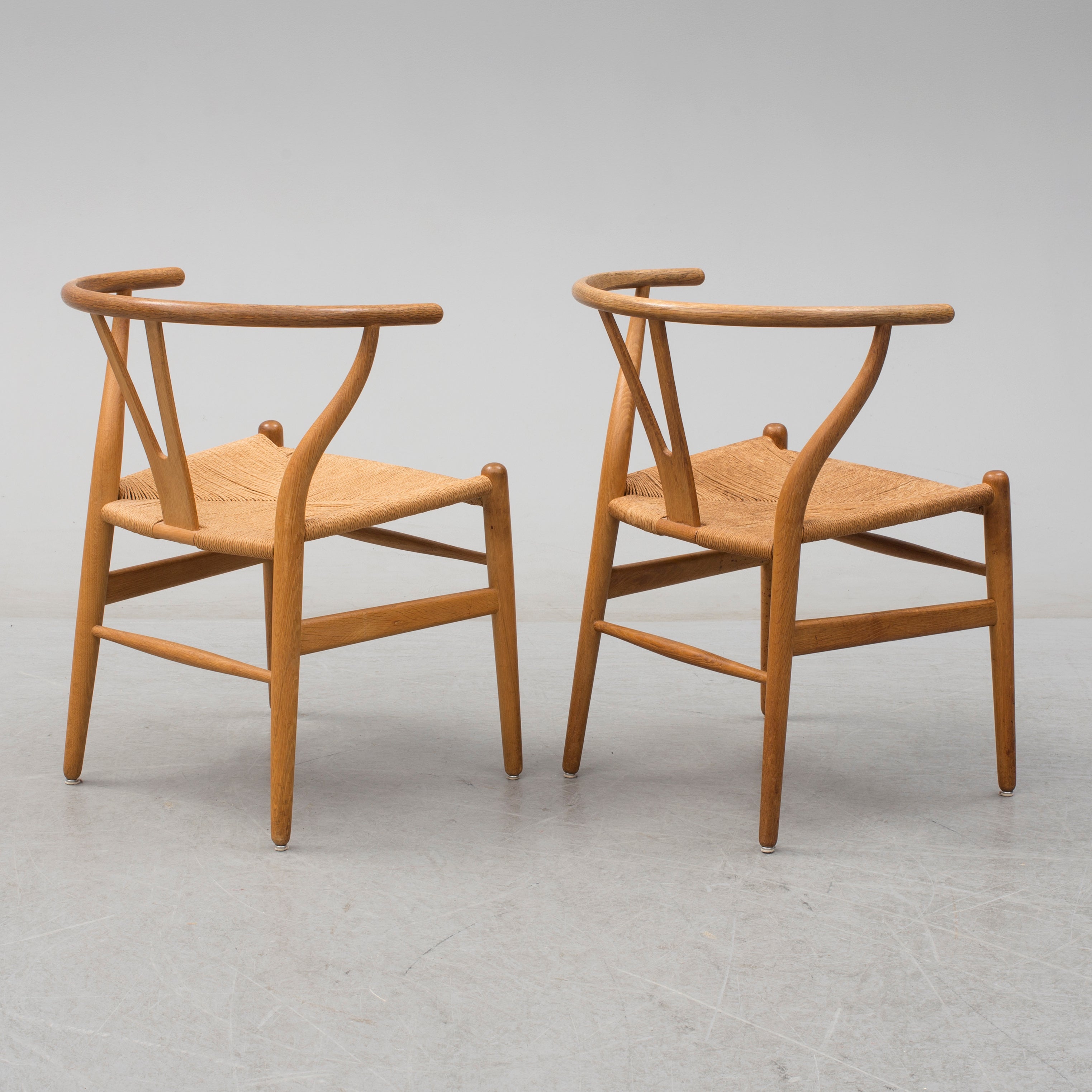 Hans J. Wegner CH24 Wishbone Chairs for Carl Hansen & Søn, Set of Six