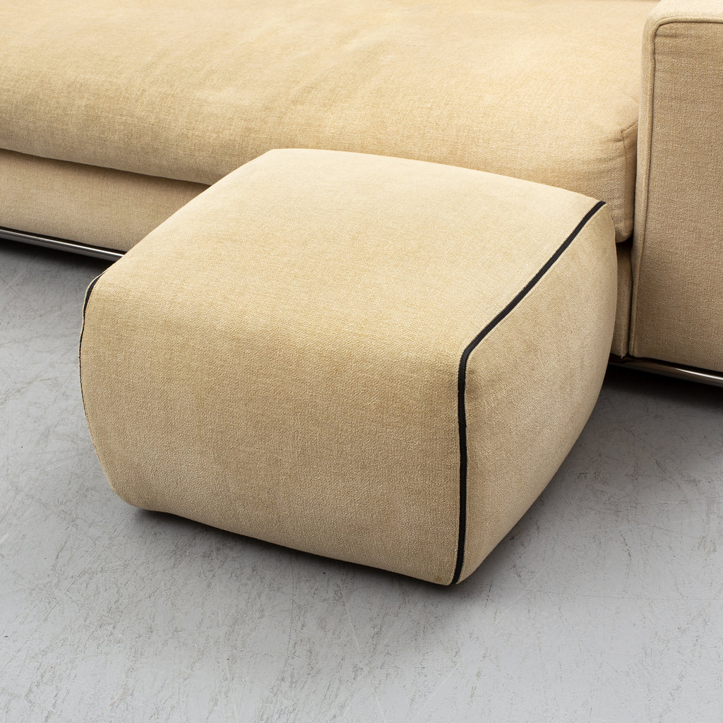 Rodolfo Dordoni Modular Sofa with Ottoman for Minotti, Italy
