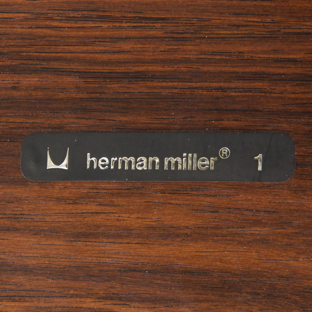 Charles & Ray Eames Lounge Chair and Ottoman for Herman Miller, 1980s