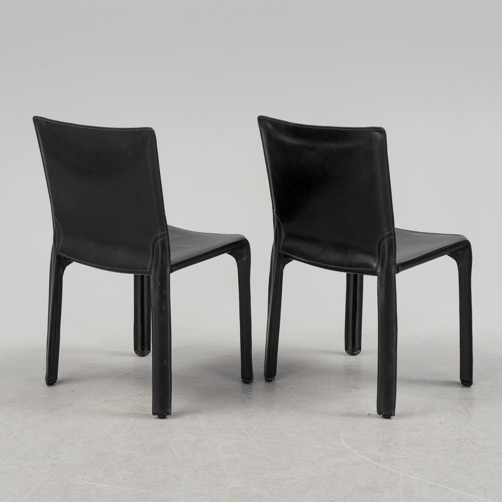 Mario Bellini CAB 412 Dining Chairs for Cassina, Set of Eight
