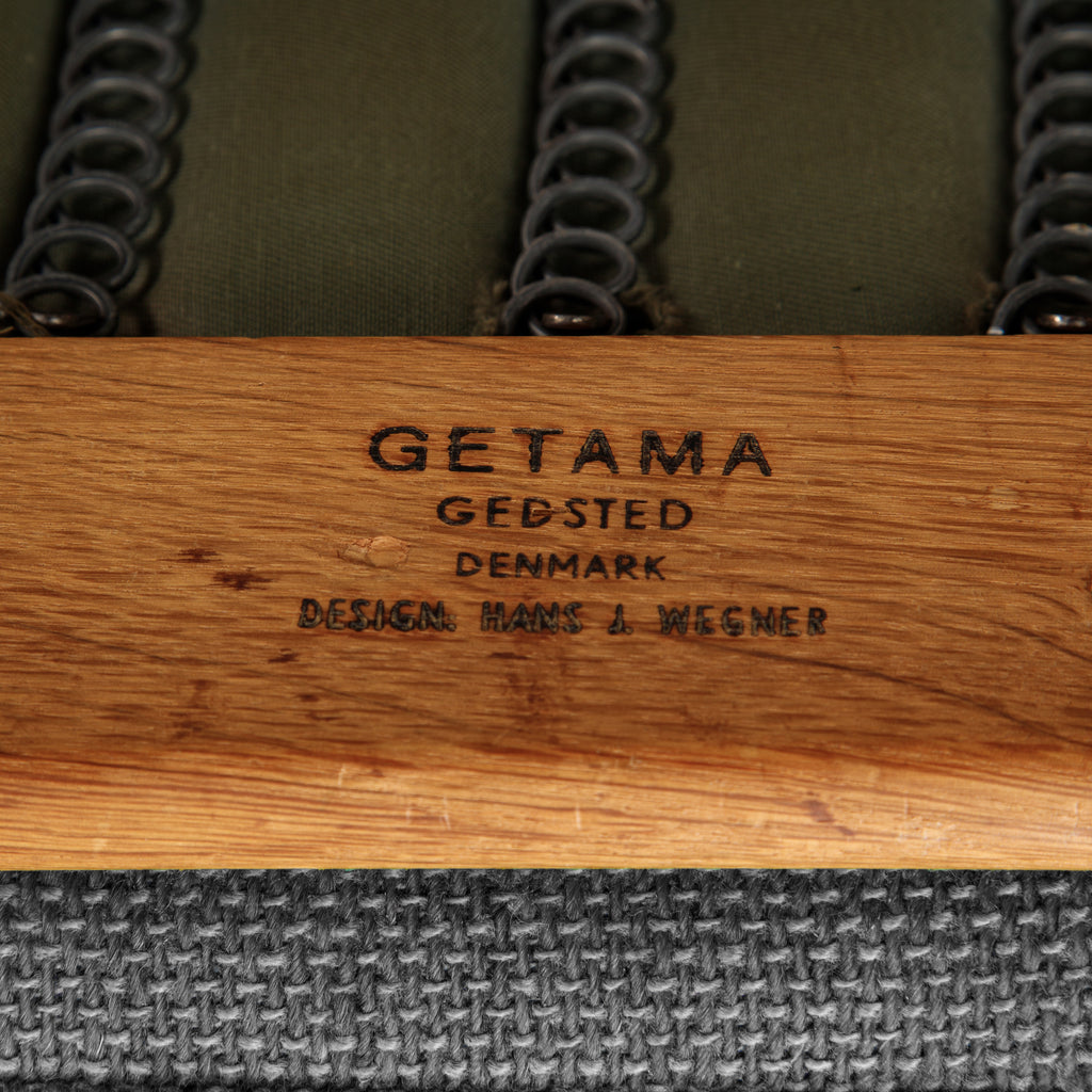 Pair of GE-240 Cigar Chairs by Hans Wegner for Getama
