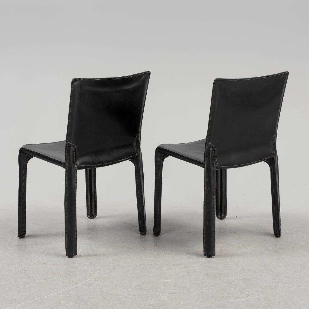Mario Bellini CAB 412 Dining Chairs for Cassina, Set of Eight