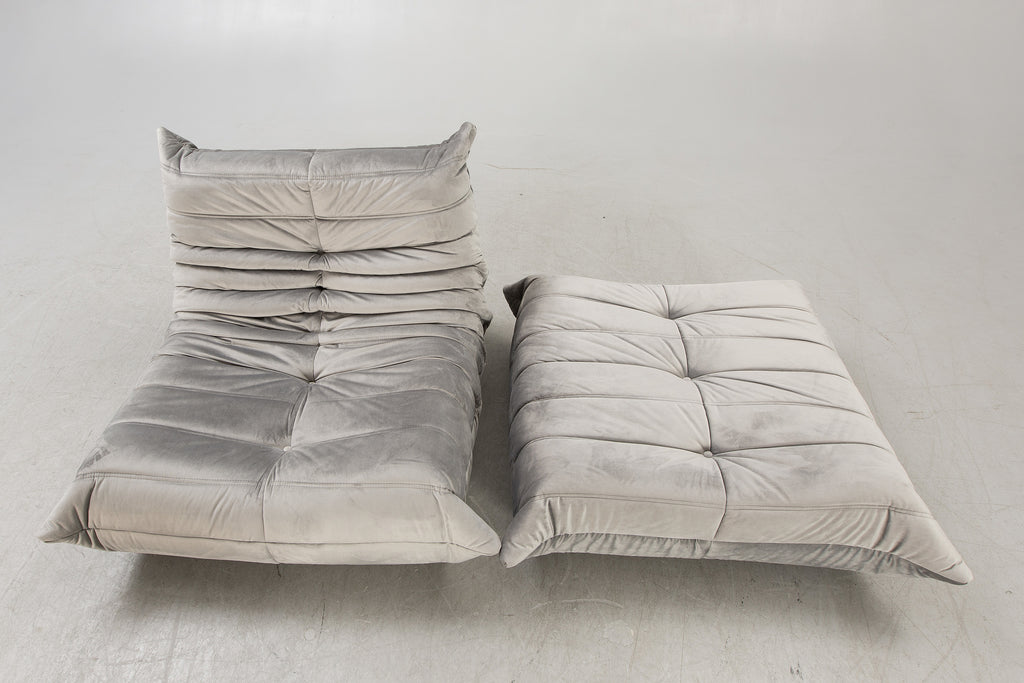 Michel Ducaroy Togo Sofa, Lounge Chair and Ottoman for Ligne Roset