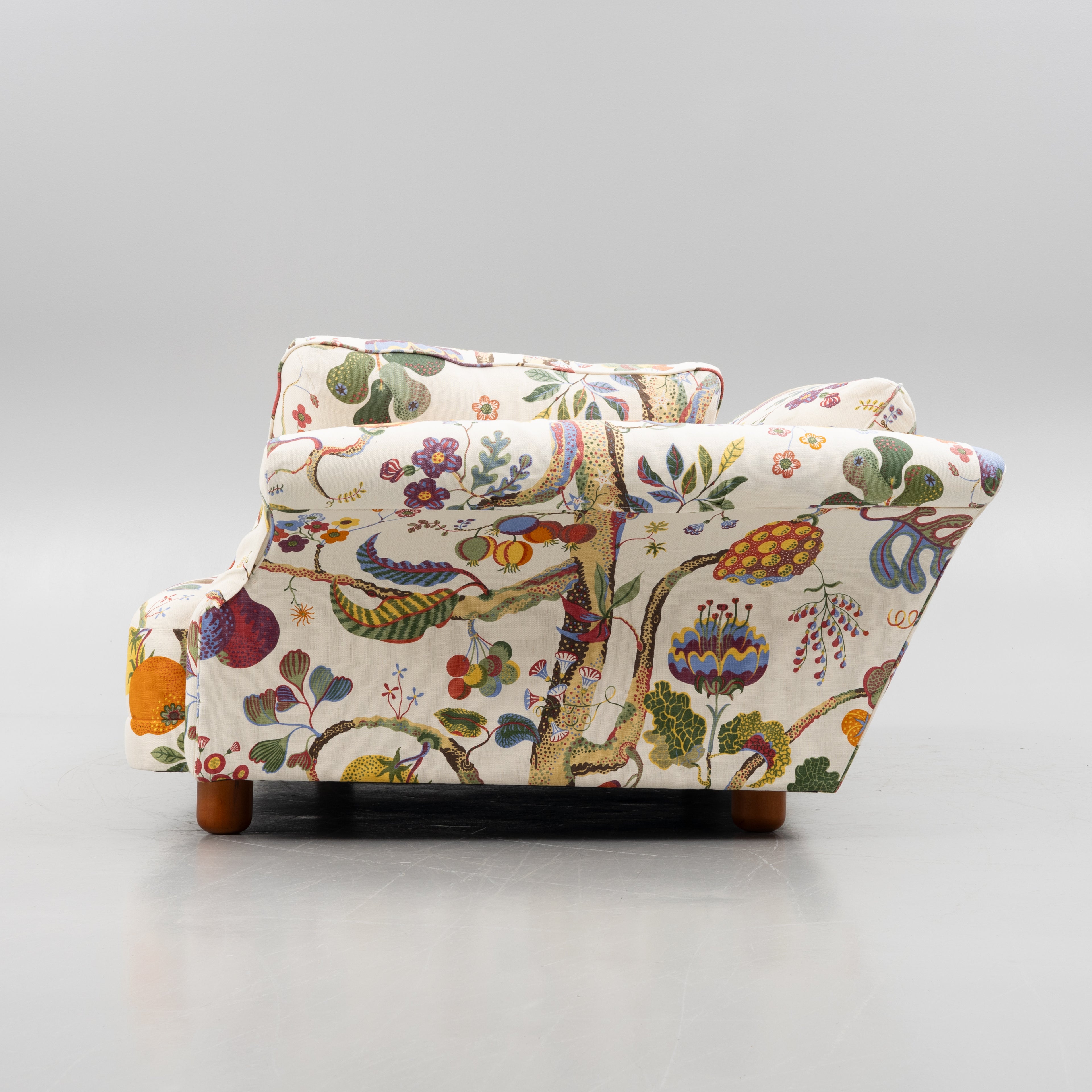 Josef Frank Liljevalchs Sofa for Svenskt Tenn in Vegetable Tree Fabric