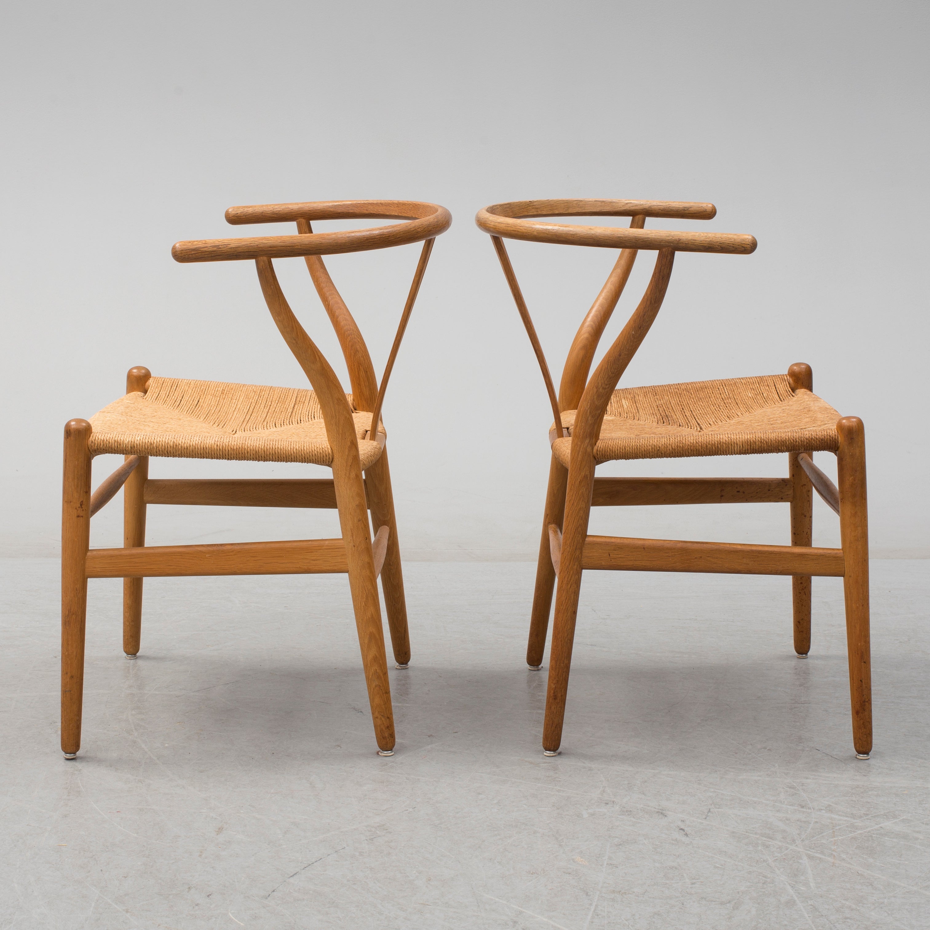 Hans J. Wegner CH24 Wishbone Chairs for Carl Hansen & Søn, Set of Six