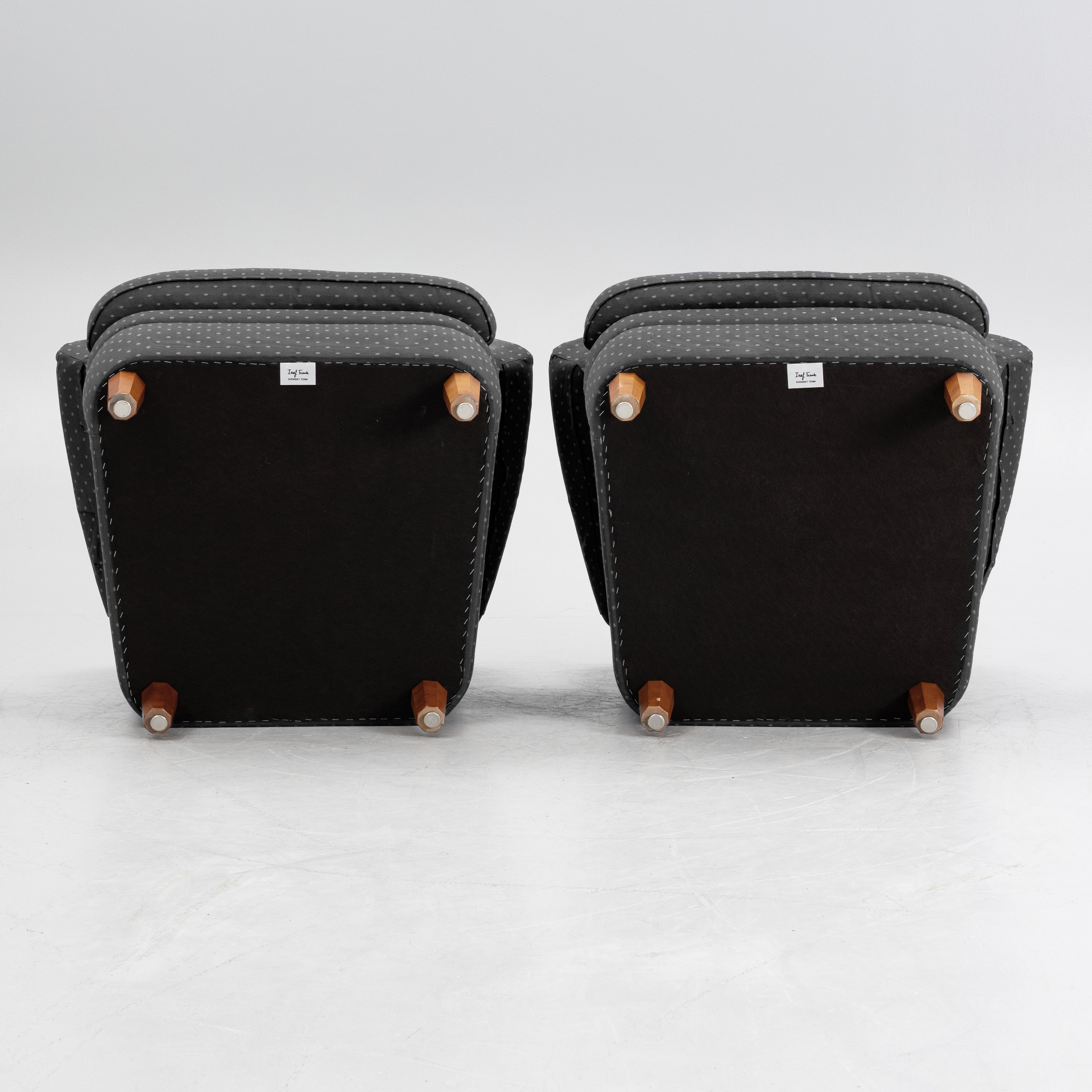 Pair of Model 568 Armchairs by Josef Frank for Svenskt Tenn
