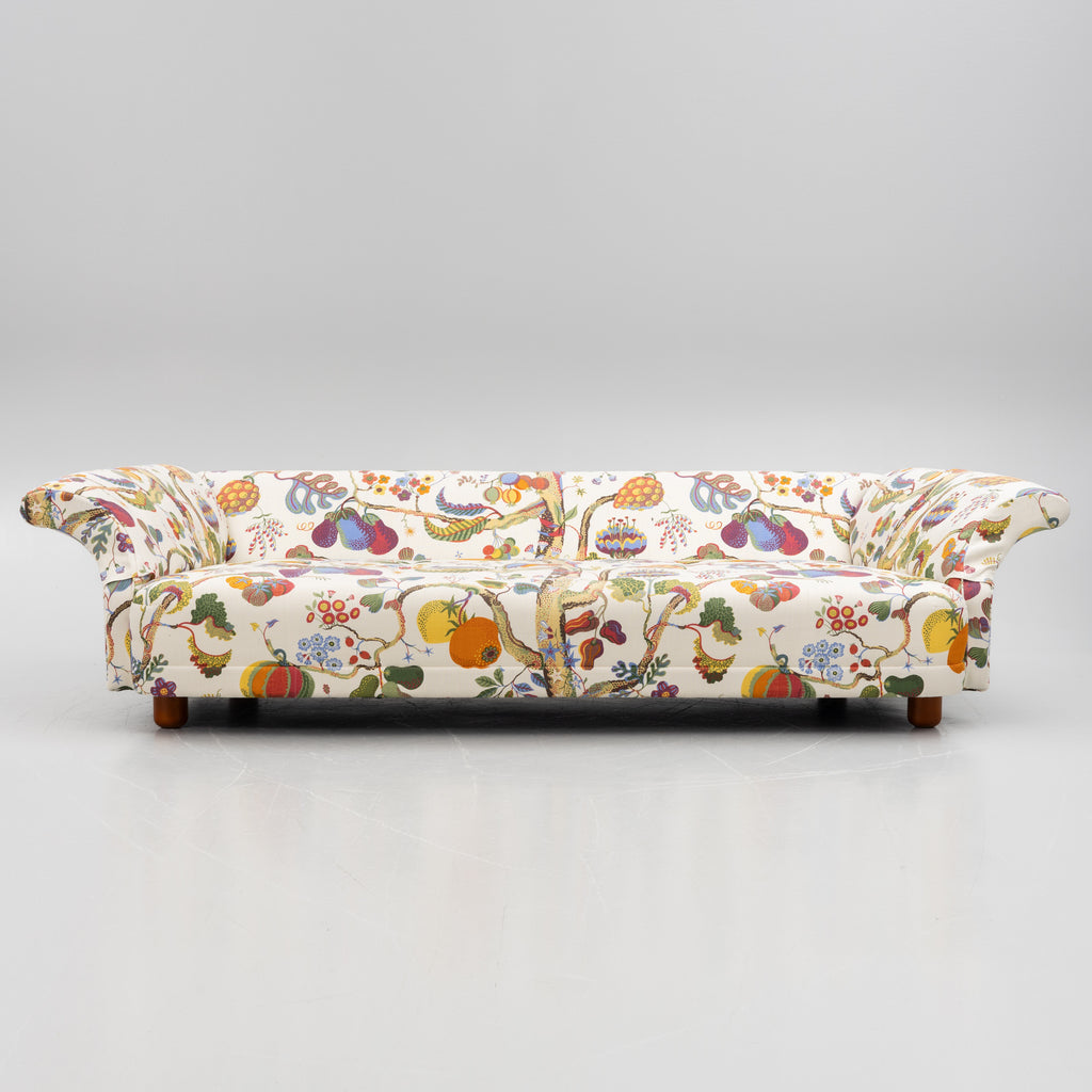 Josef Frank Liljevalchs Sofa for Svenskt Tenn in Vegetable Tree Fabric