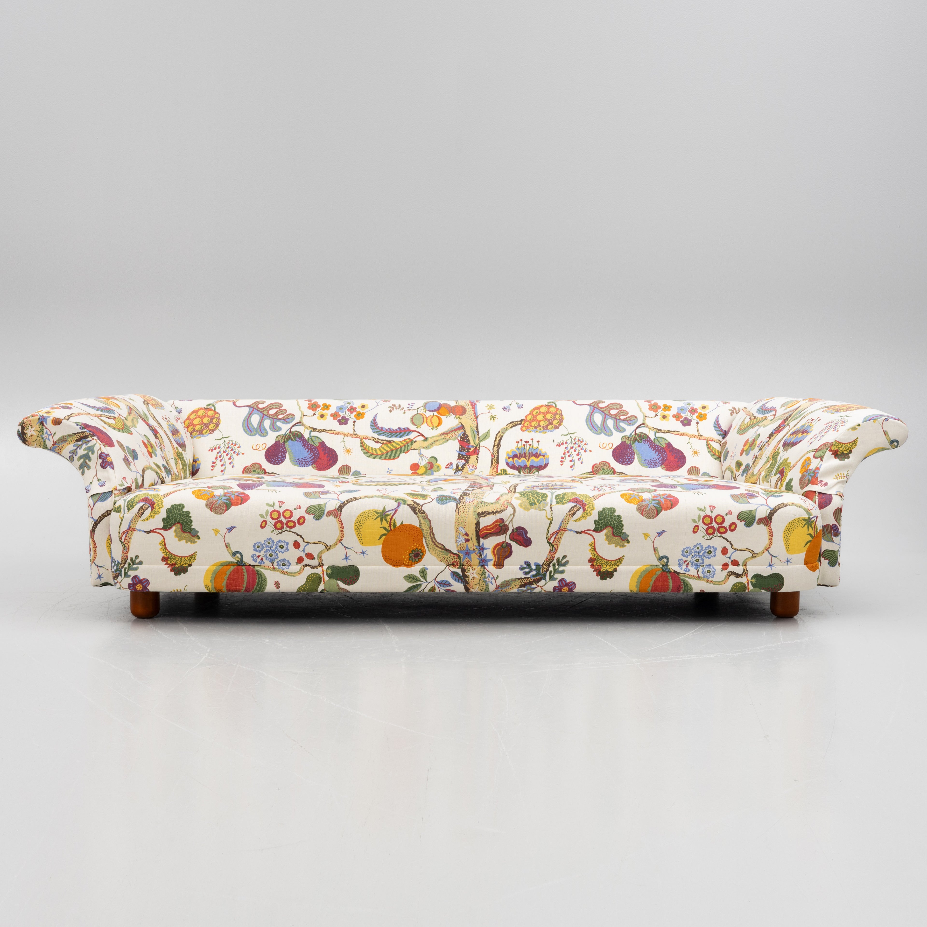 Josef Frank Liljevalchs Sofa for Svenskt Tenn in Vegetable Tree Fabric