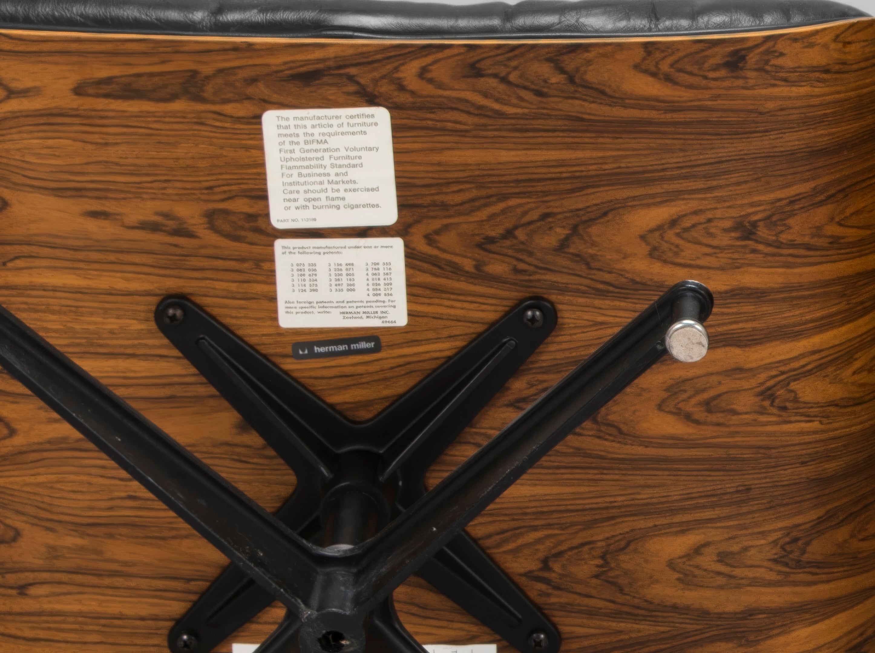 Eames Lounge Chair and Ottoman by Charles and Ray Eames for Herman Miller