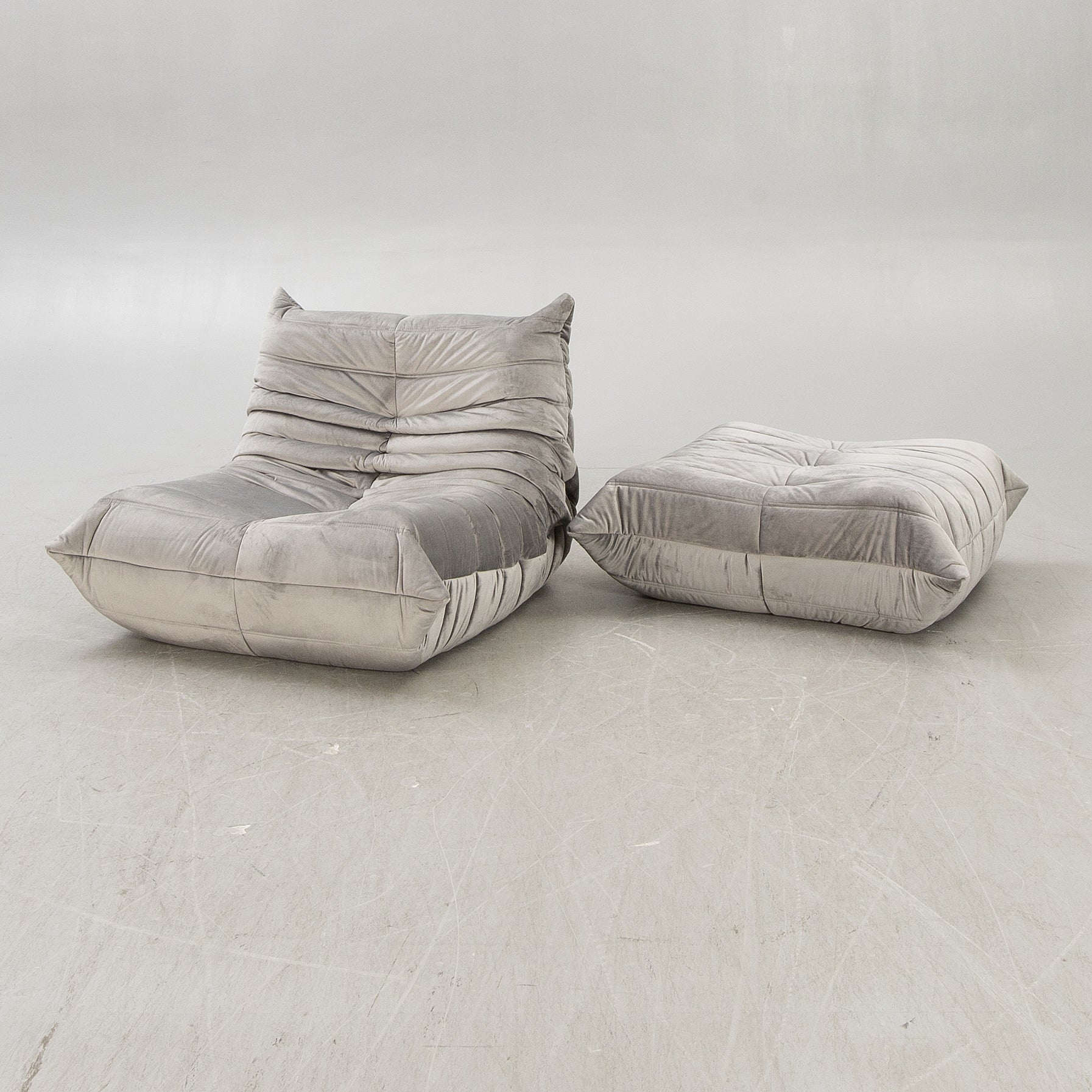 Michel Ducaroy Togo Sofa, Lounge Chair and Ottoman for Ligne Roset